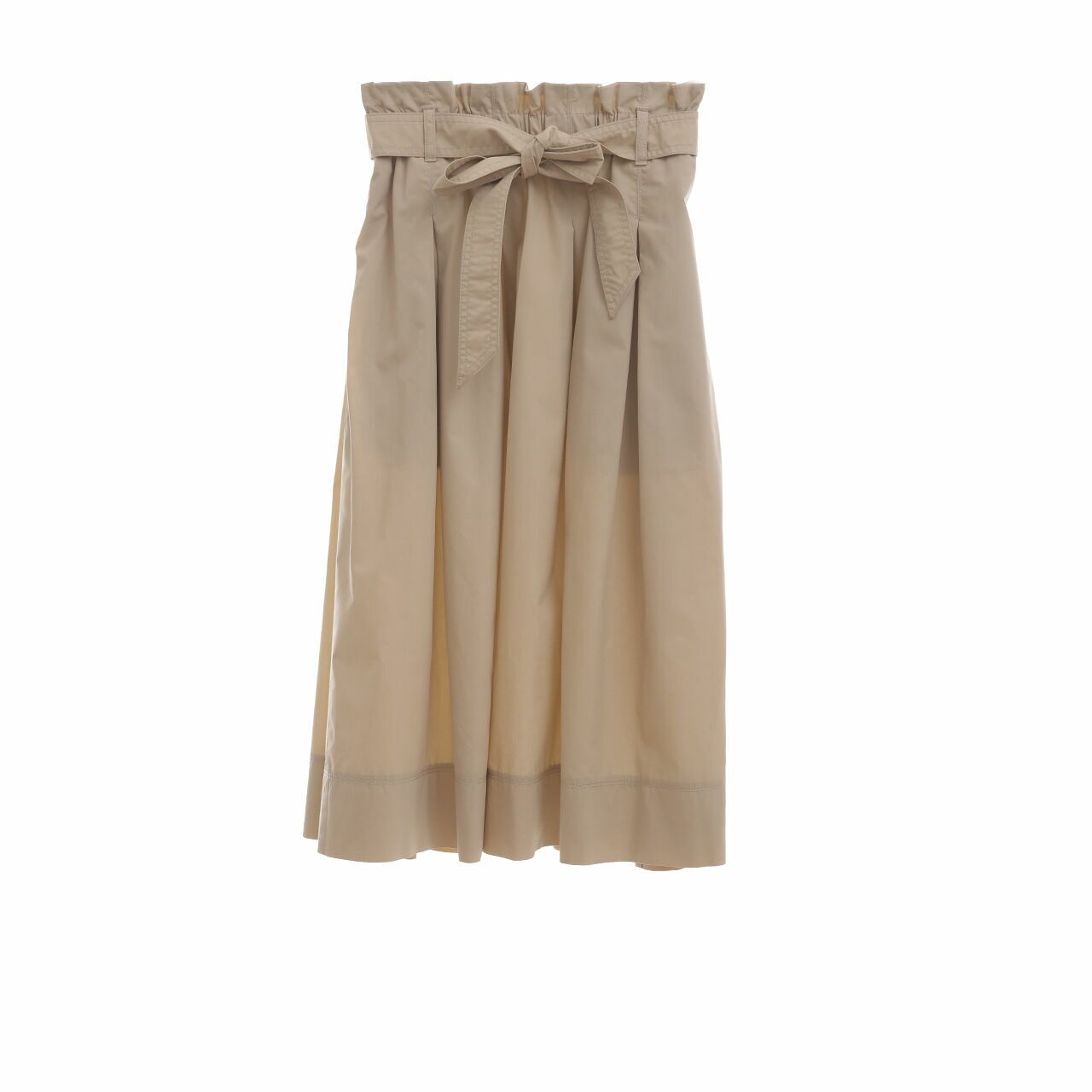 UNIQLO Khaki Midi Skirt 