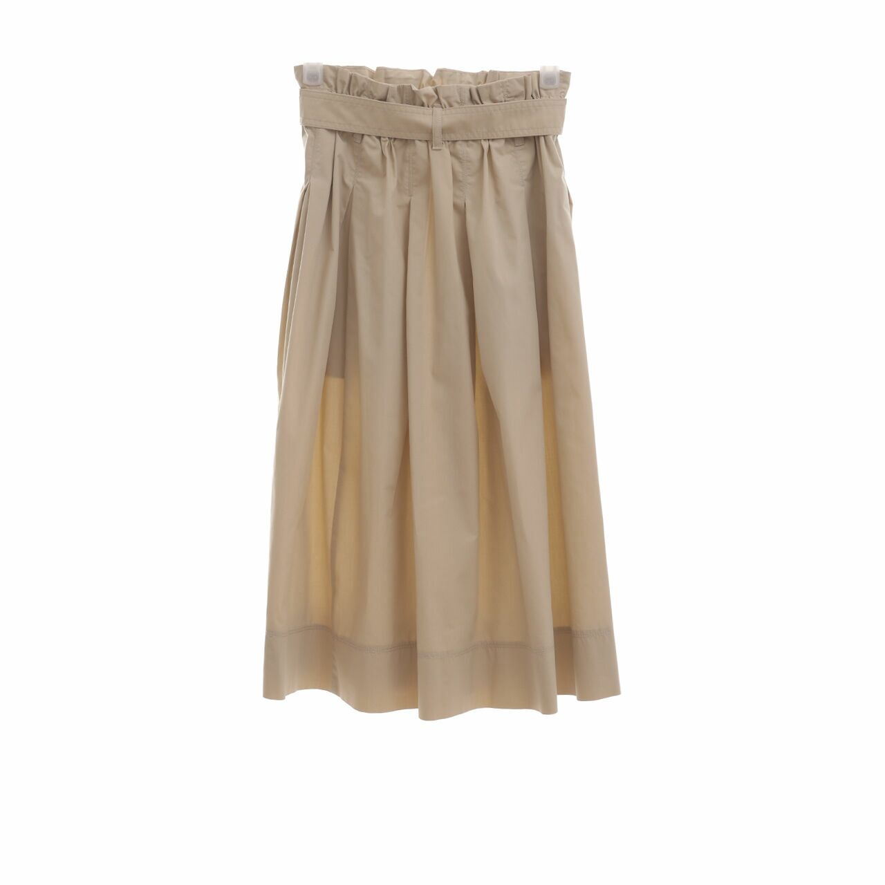 UNIQLO Khaki Midi Skirt 