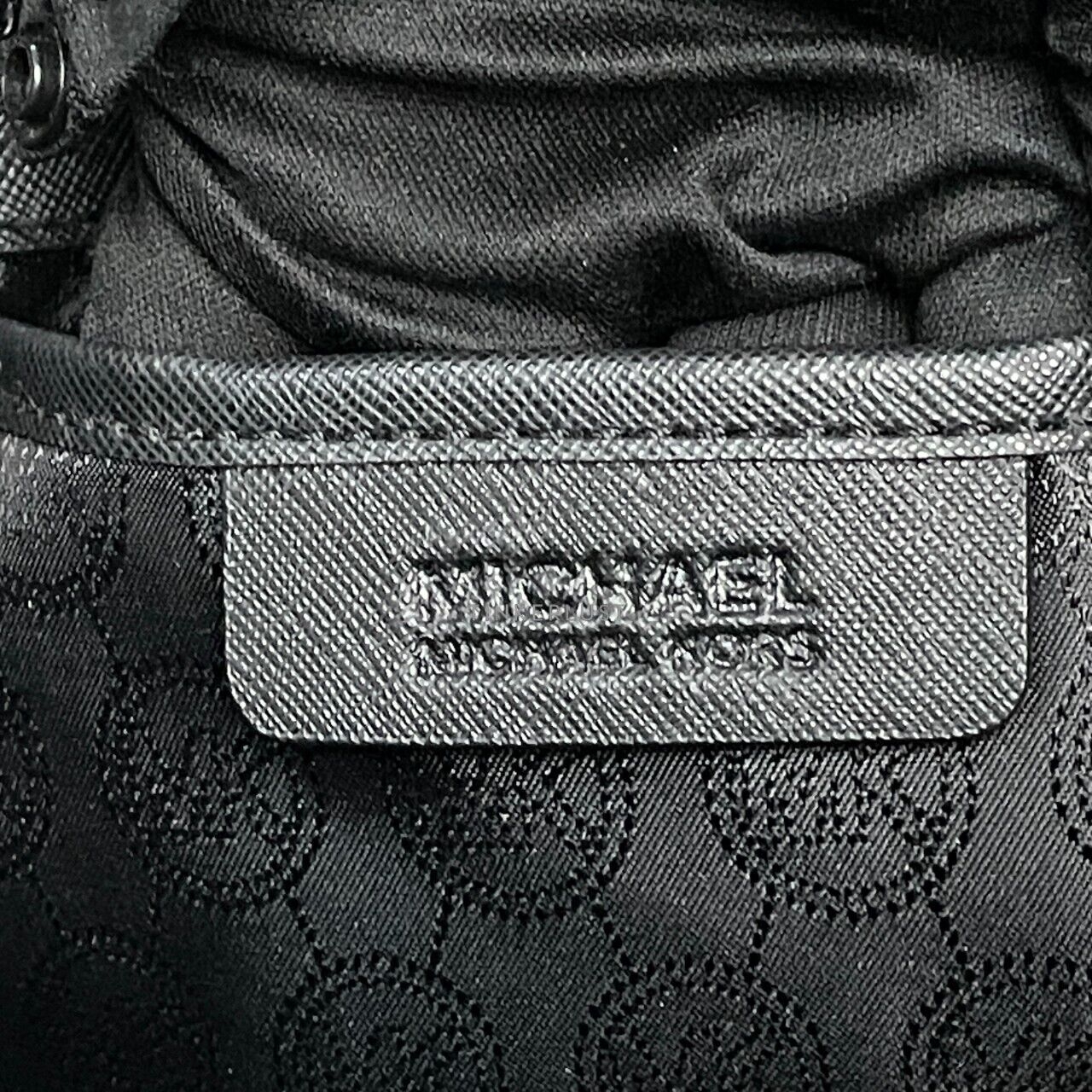 Michael Kors Selma Black Leather GHW Satchel