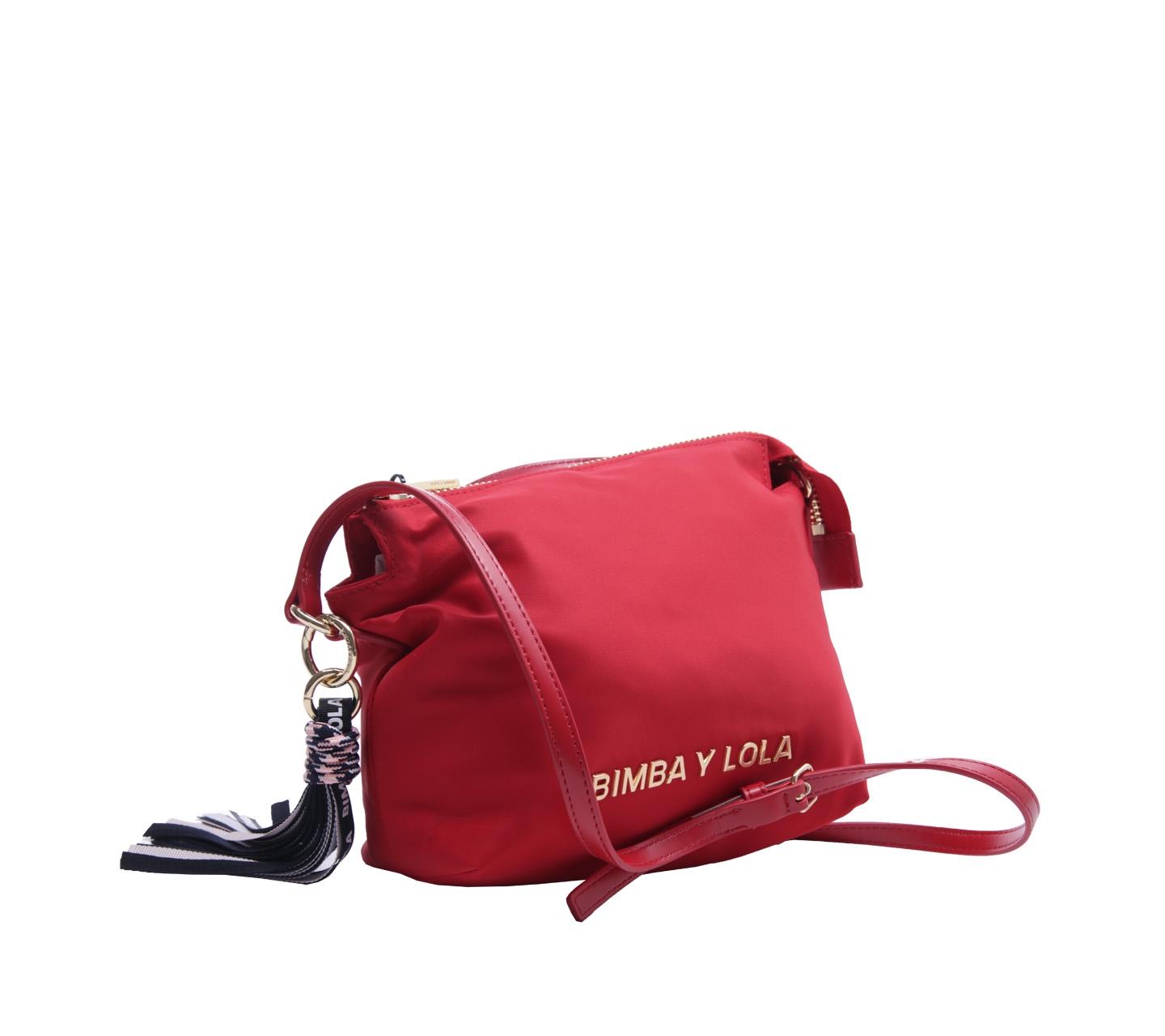 Bimba Y Lola Red Rectangular Crossbody Sling Bag