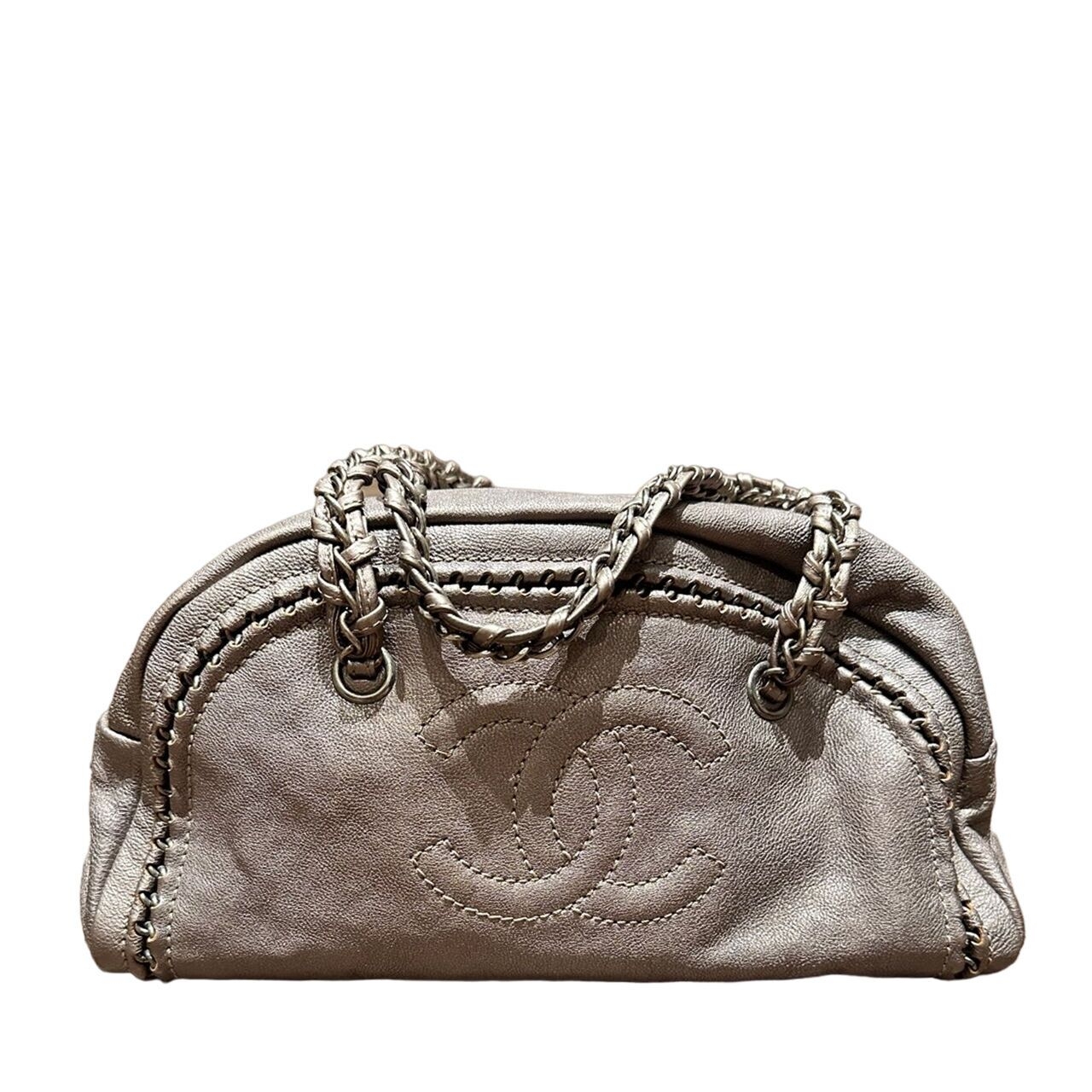 Chanel Bowling Bronze Handbag