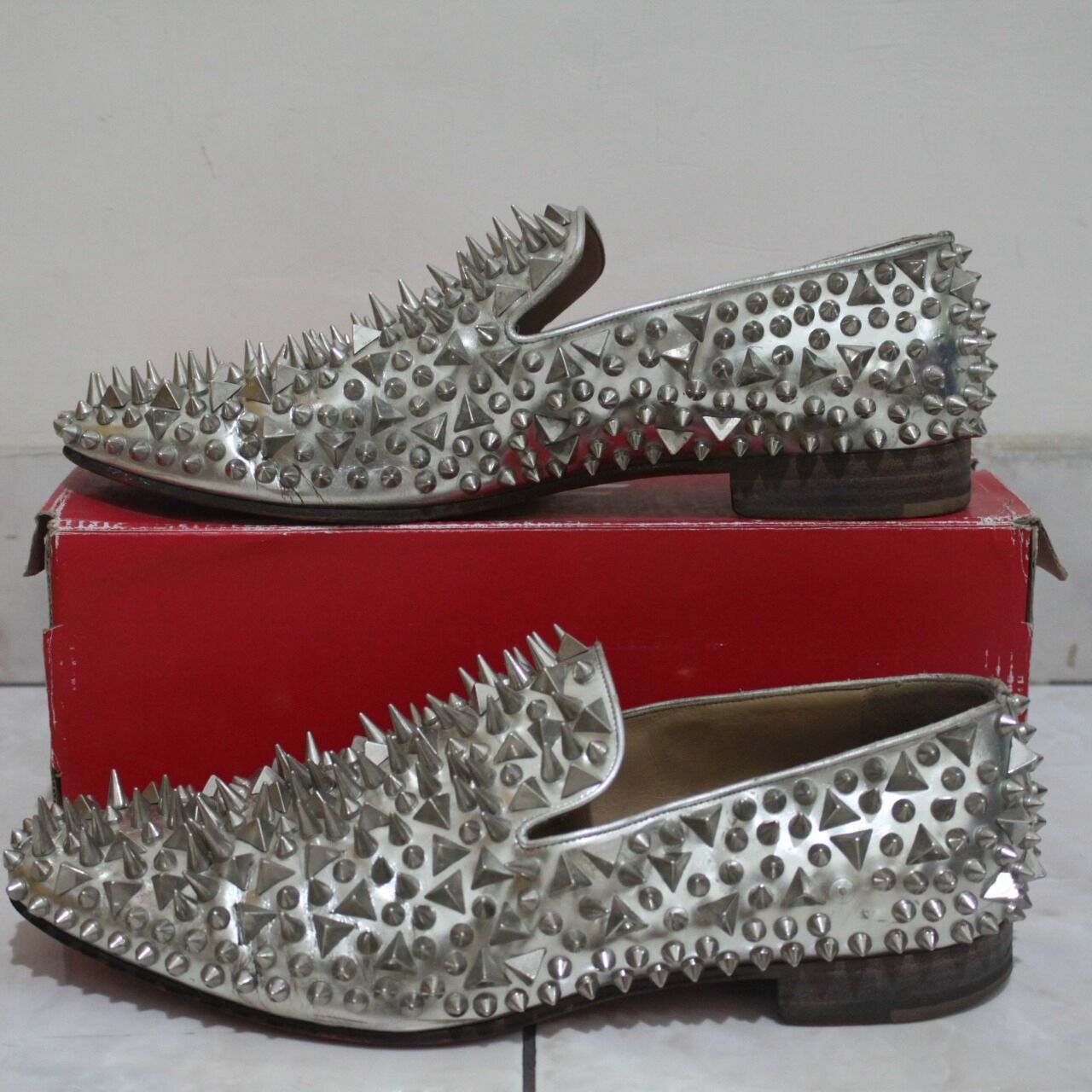 Christian Louboutin Pik Pik Dandy Silver