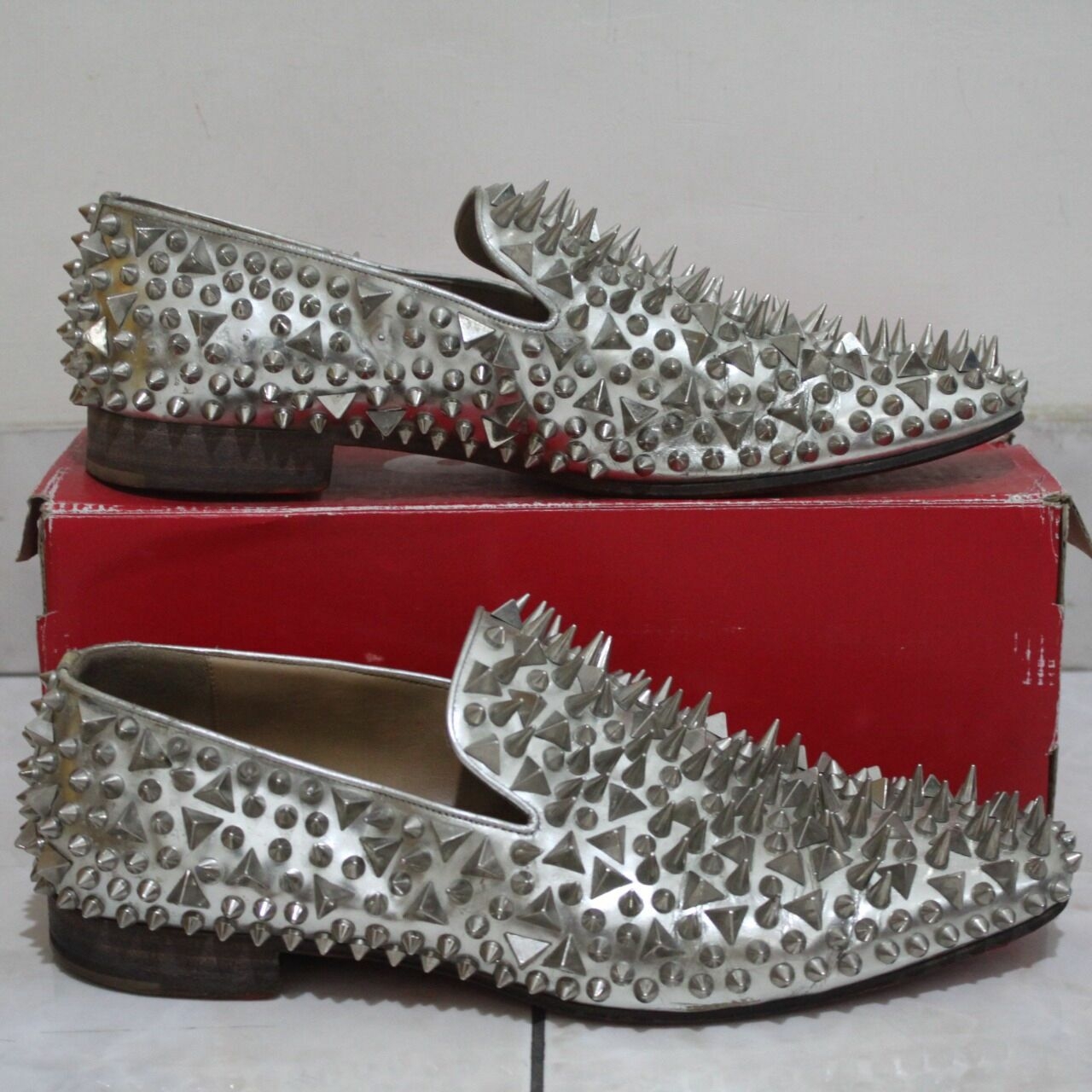 Christian Louboutin Pik Pik Dandy Silver