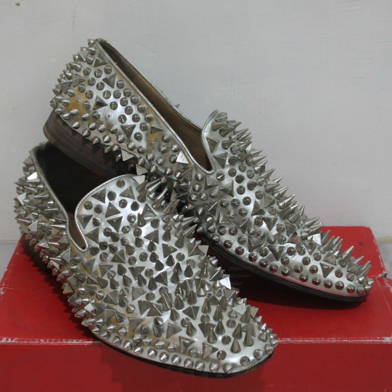 Christian Louboutin Pik Pik Dandy Silver