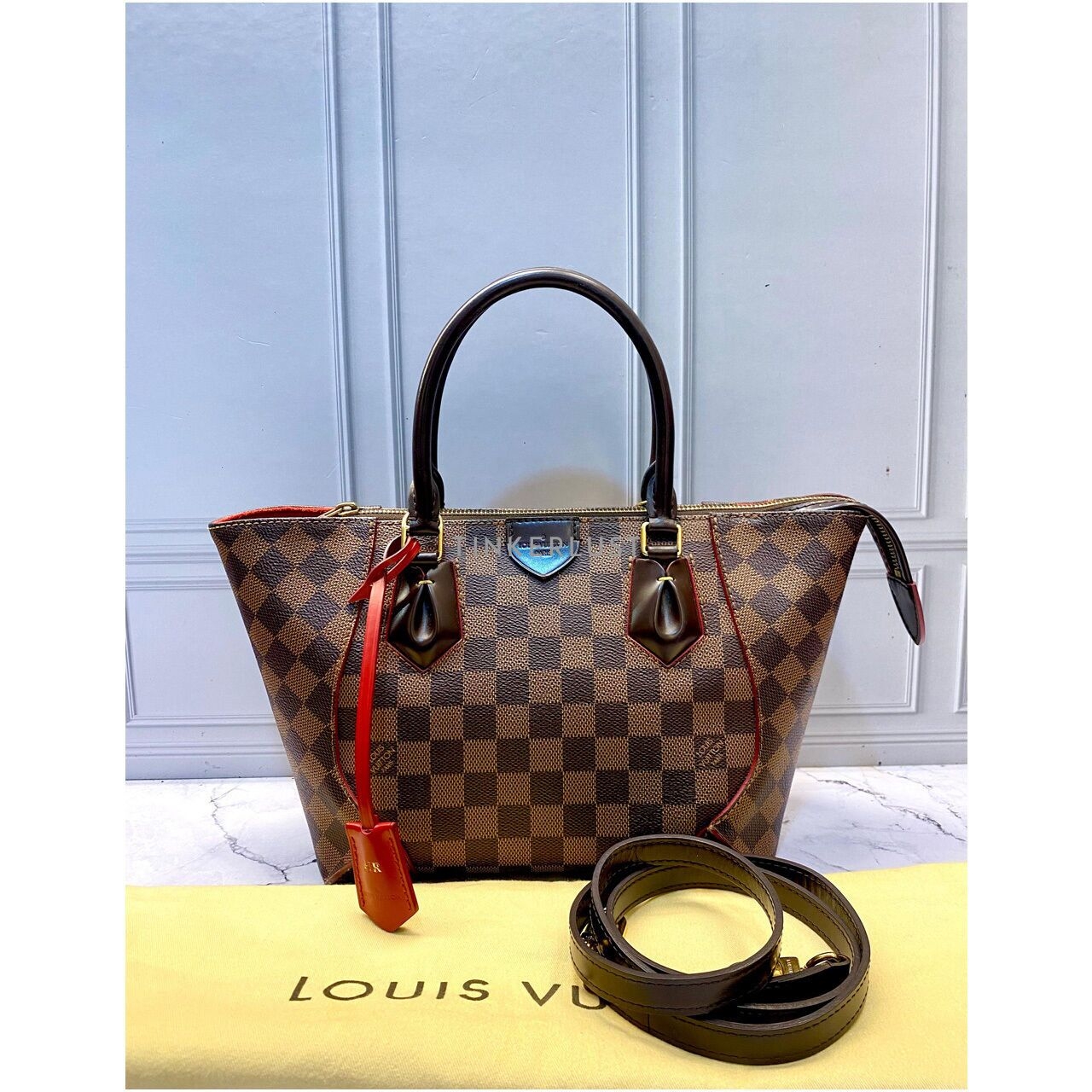 Louis Vuitton Caissa PM Damier GHW 2016 Satchel