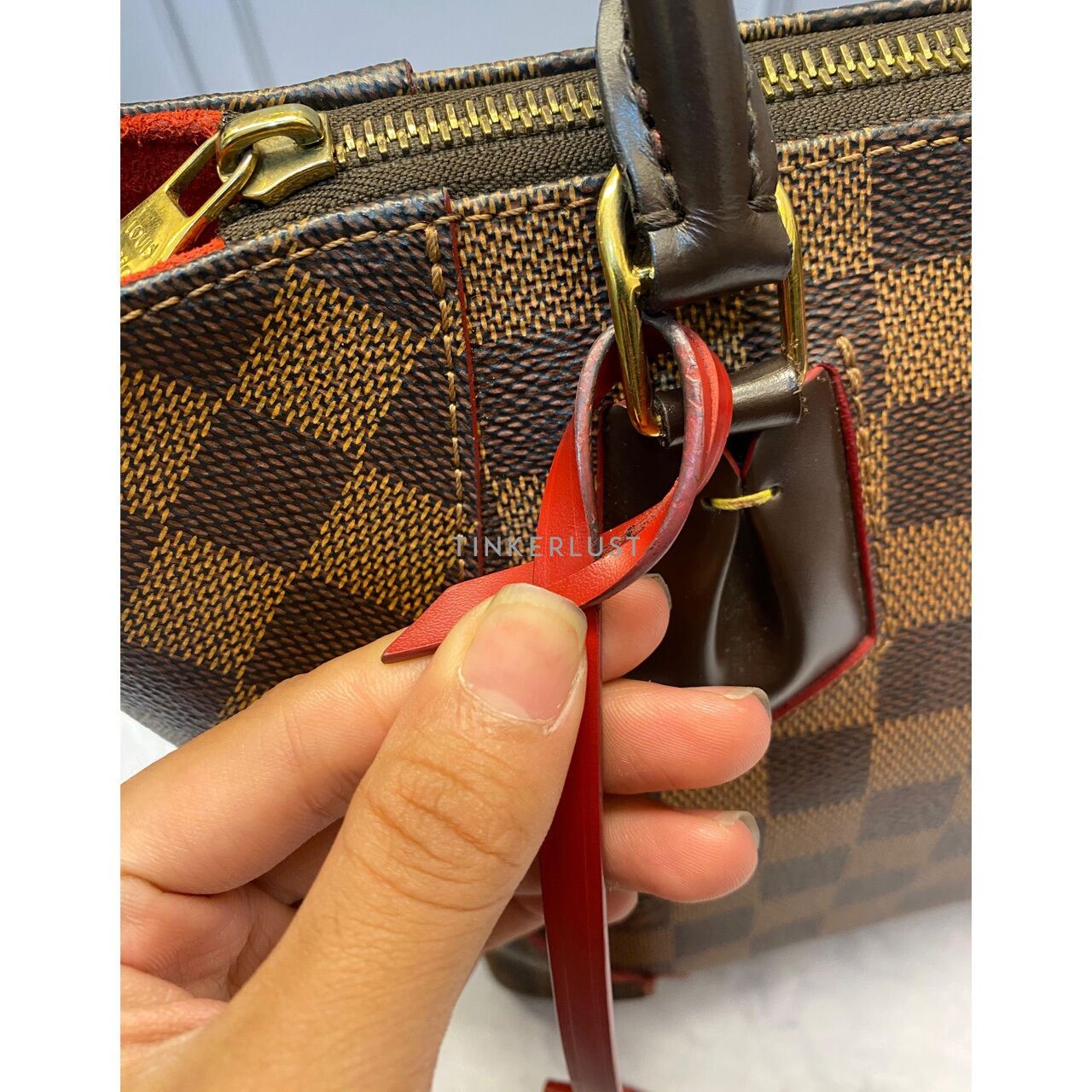 Louis Vuitton Caissa PM Damier GHW 2016 Satchel