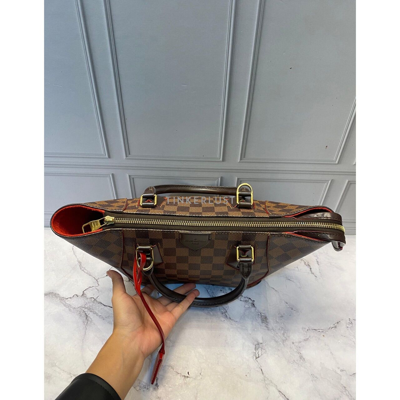 Louis Vuitton Caissa PM Damier GHW 2016 Satchel