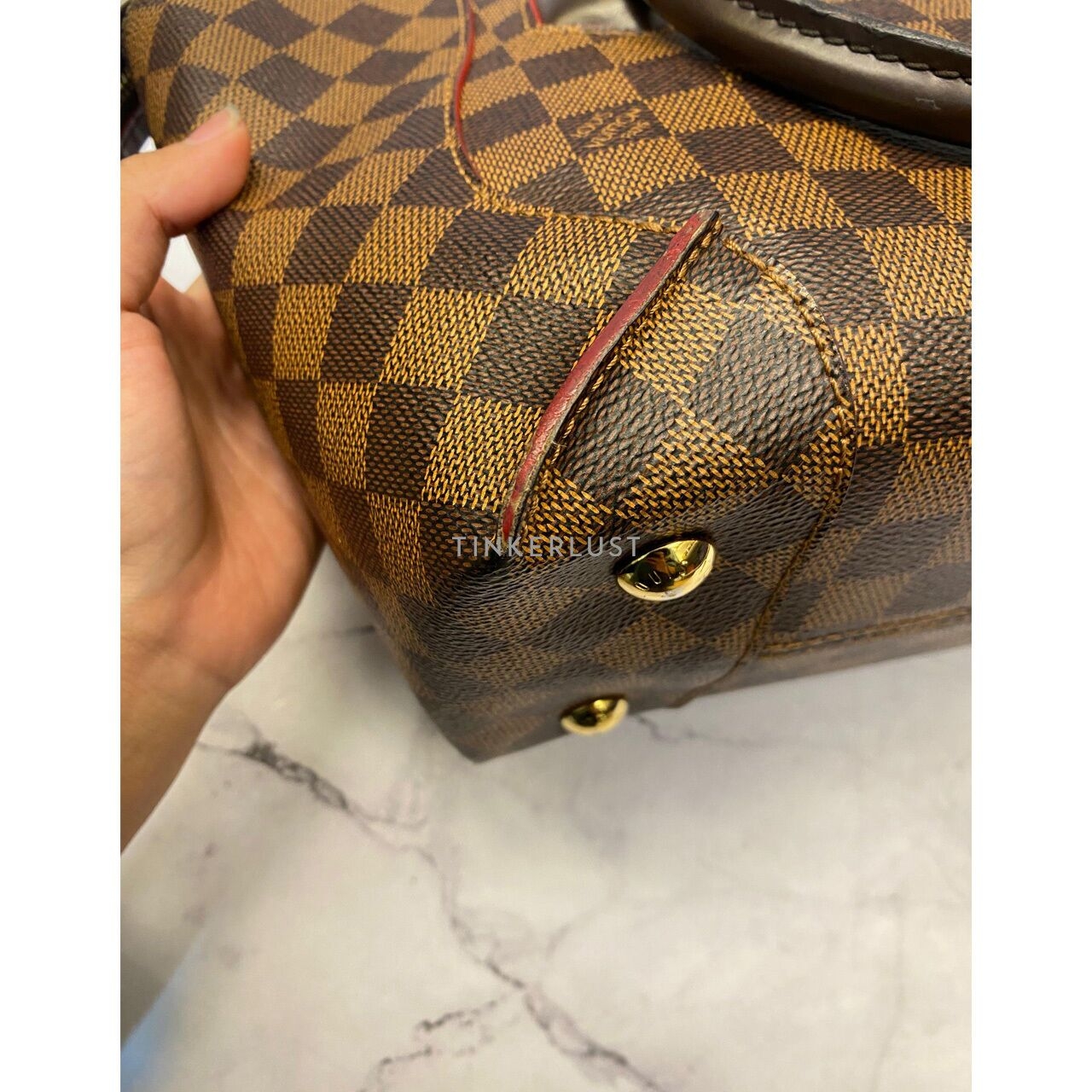 Louis Vuitton Caissa PM Damier GHW 2016 Satchel