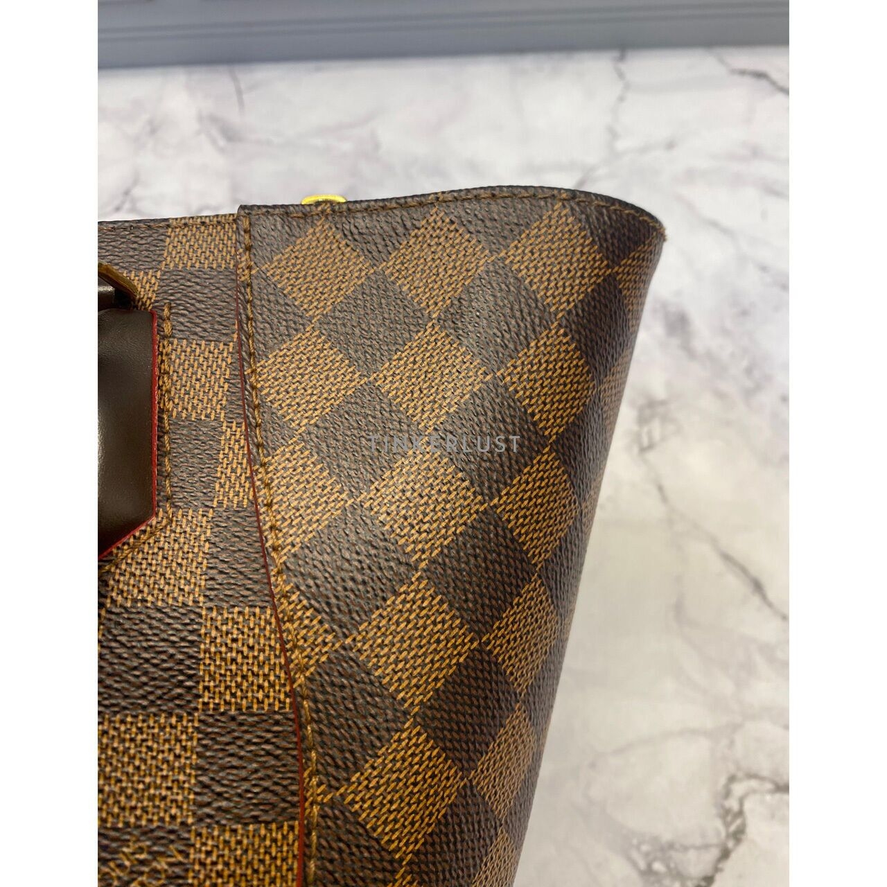 Louis Vuitton Caissa PM Damier GHW 2016 Satchel