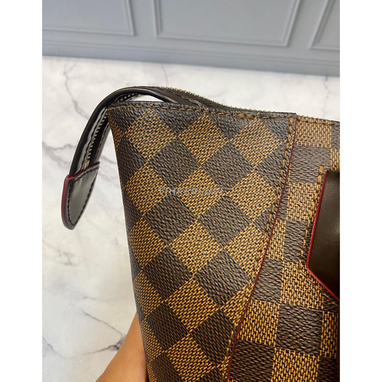 Louis Vuitton Caissa PM Damier GHW 2016 Satchel