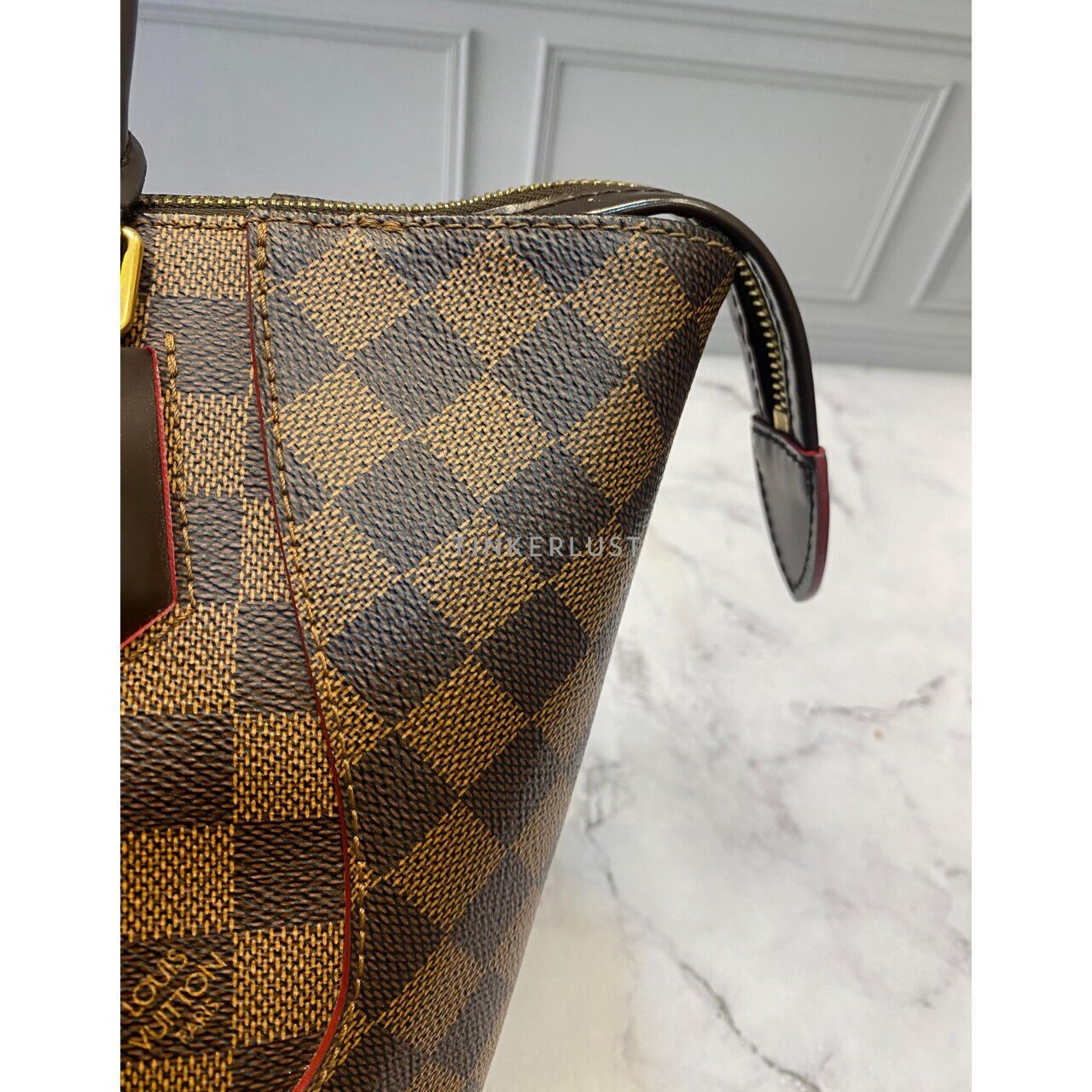 Louis Vuitton Caissa PM Damier GHW 2016 Satchel