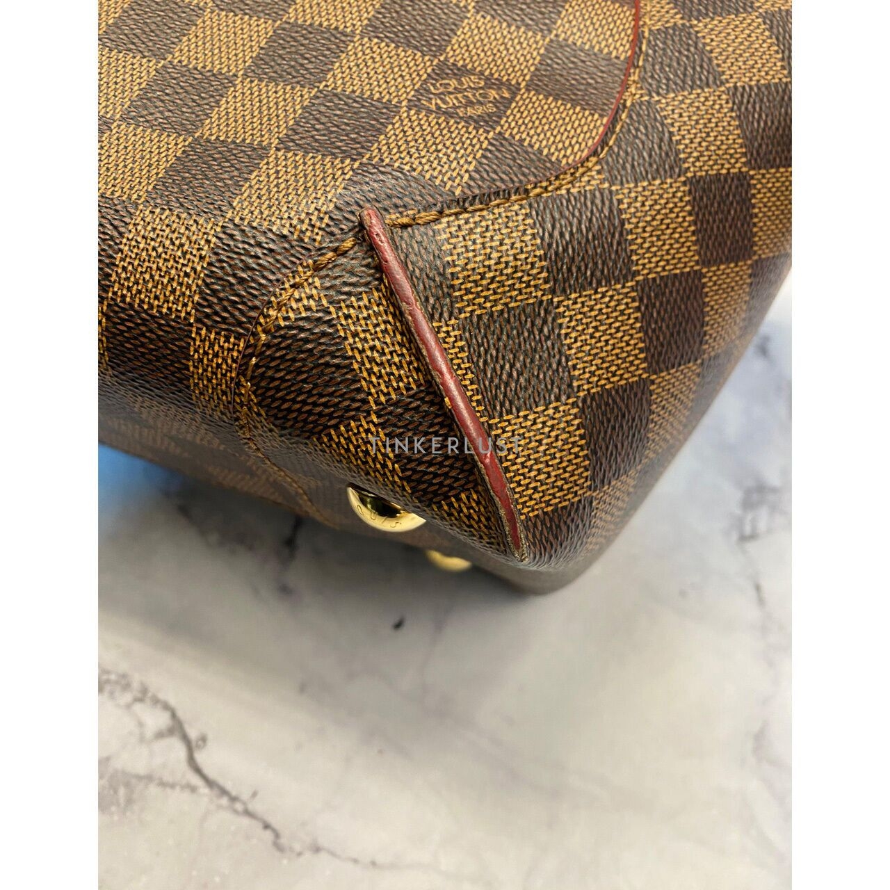 Louis Vuitton Caissa PM Damier GHW 2016 Satchel