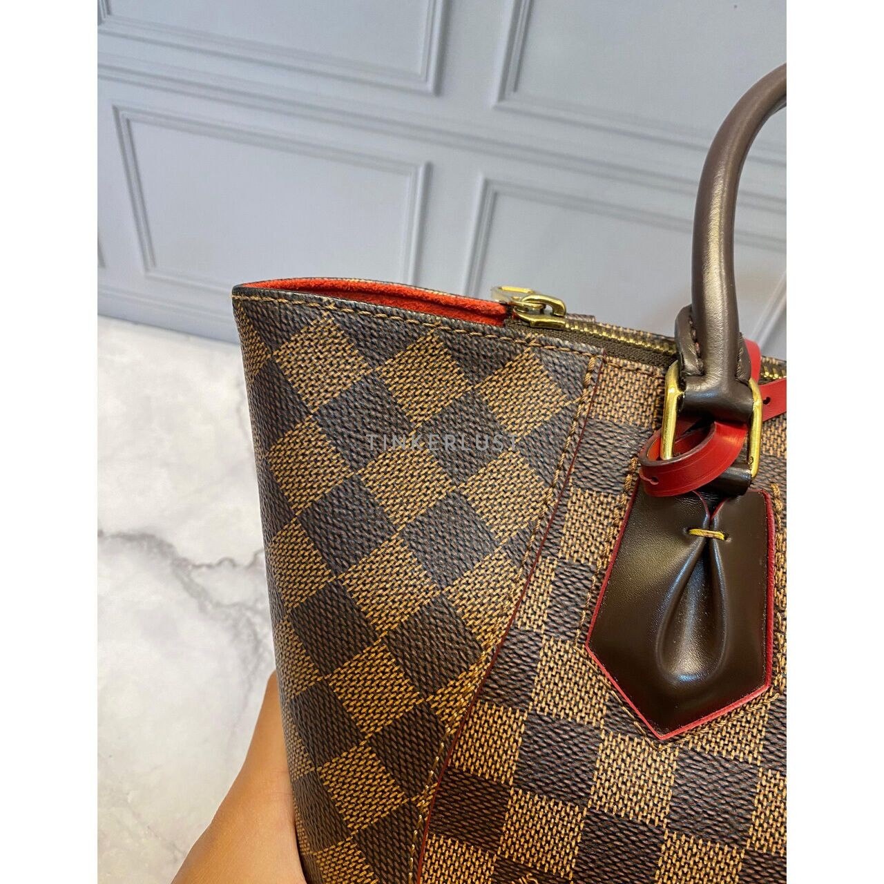 Louis Vuitton Caissa PM Damier GHW 2016 Satchel