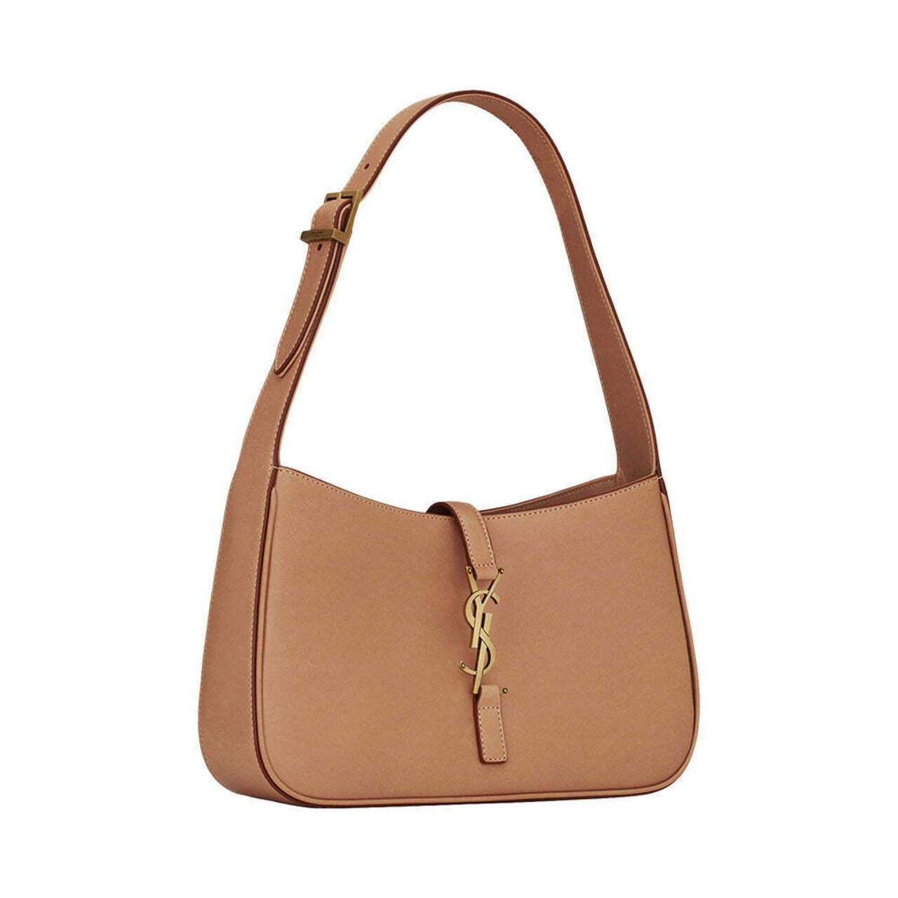 Saint Laurent Brown & Gold Shoulder Bag