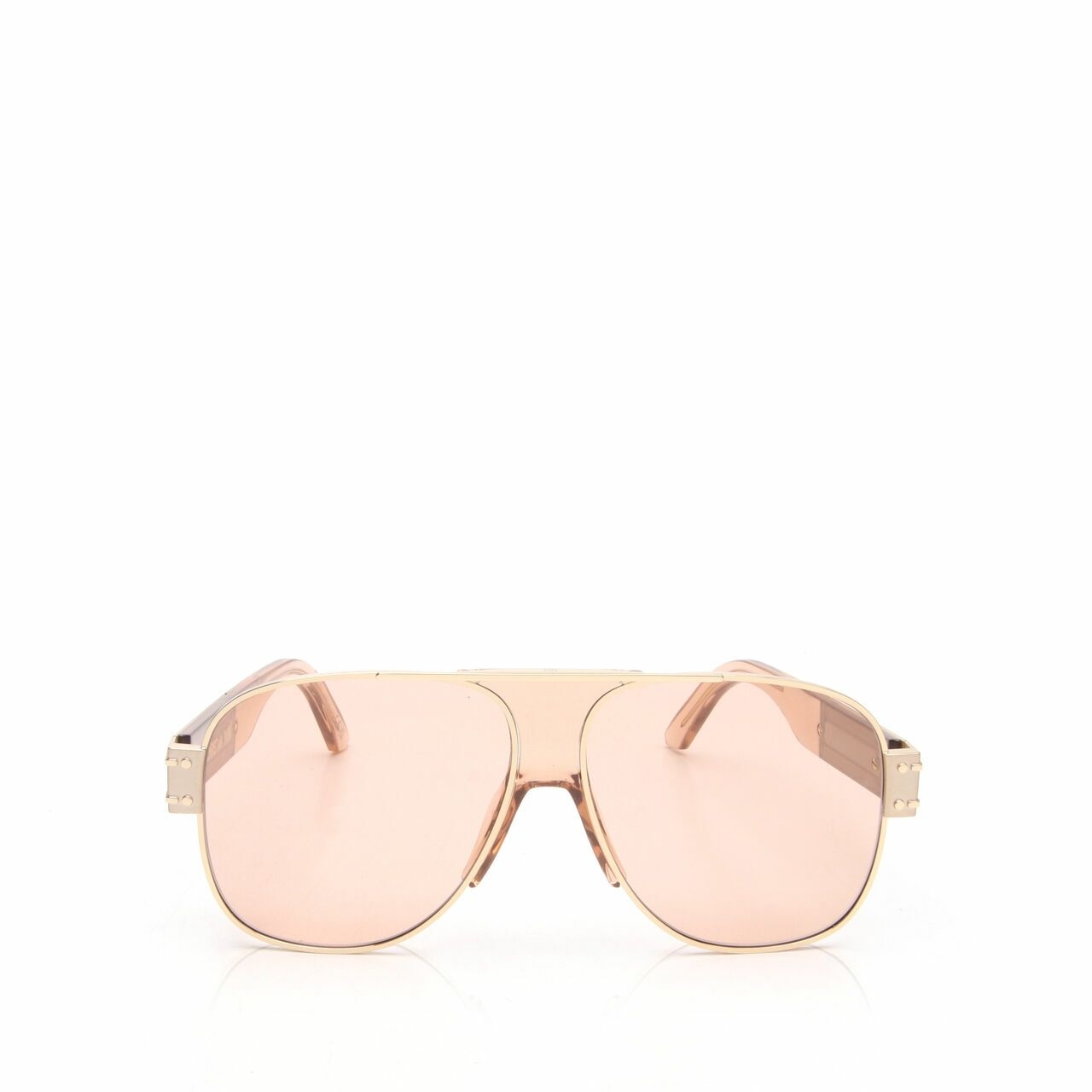 Christian Dior Signature A3U Aviator Rosy Pink Sunglasses 