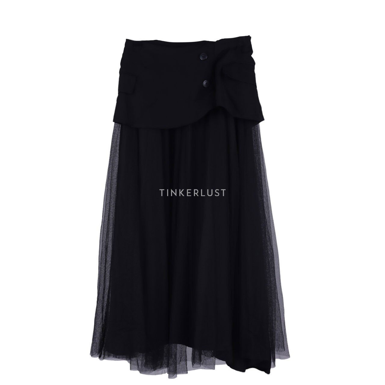 Love + Flair Black Maxi Skirt