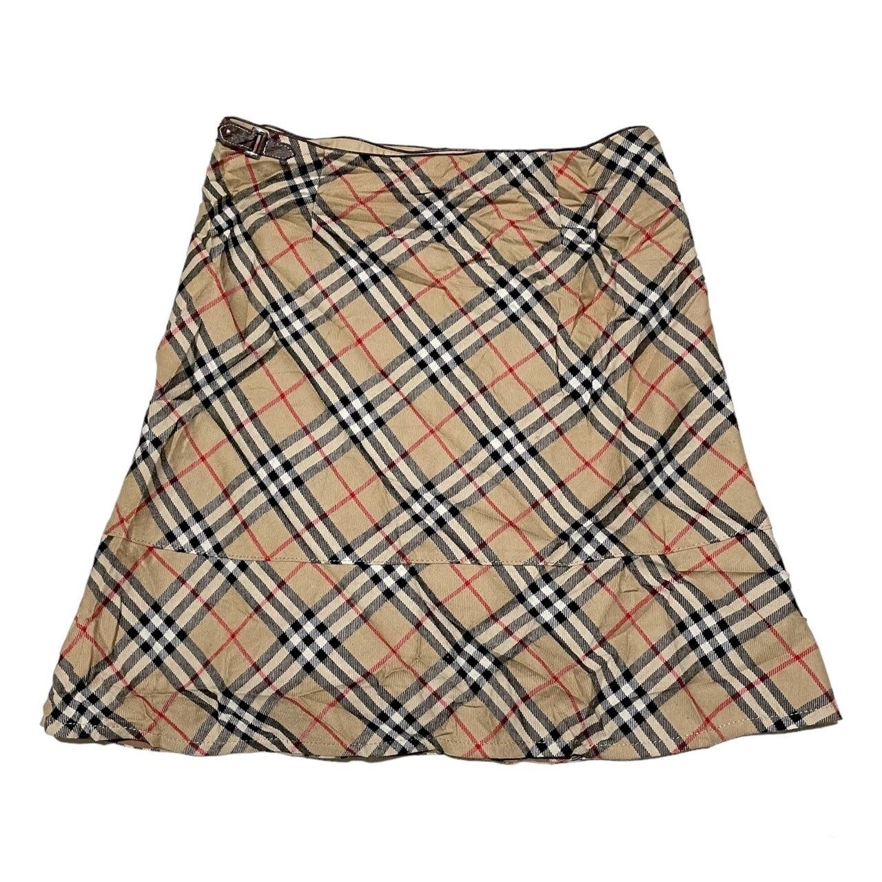 Burberry Brown Plaid Mini Skirt