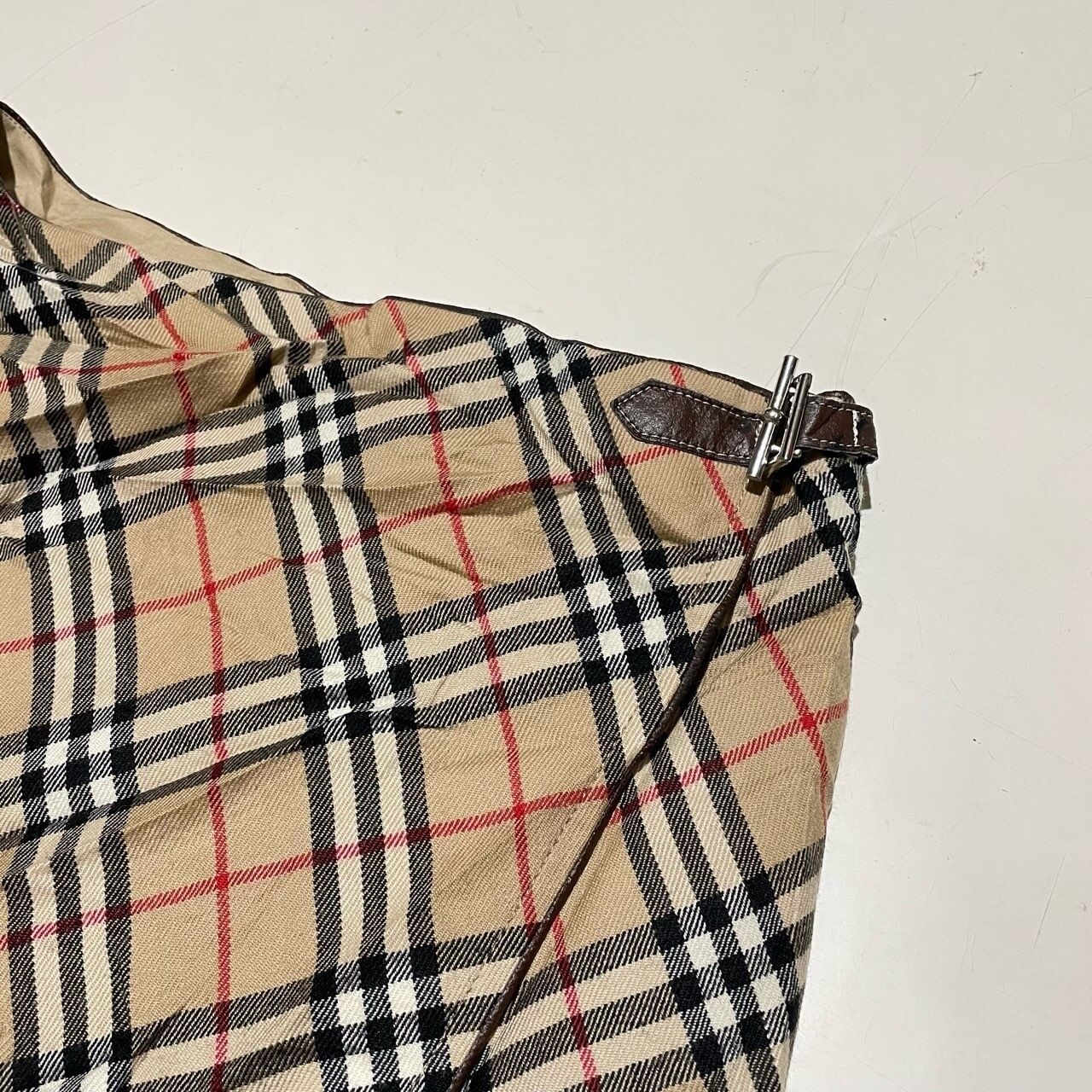 Burberry Brown Plaid Mini Skirt