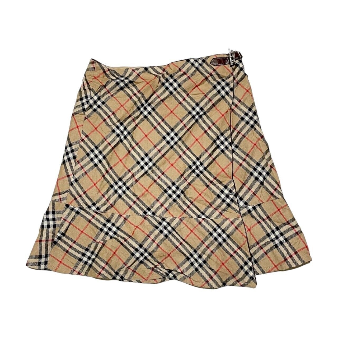 Burberry Brown Plaid Mini Skirt