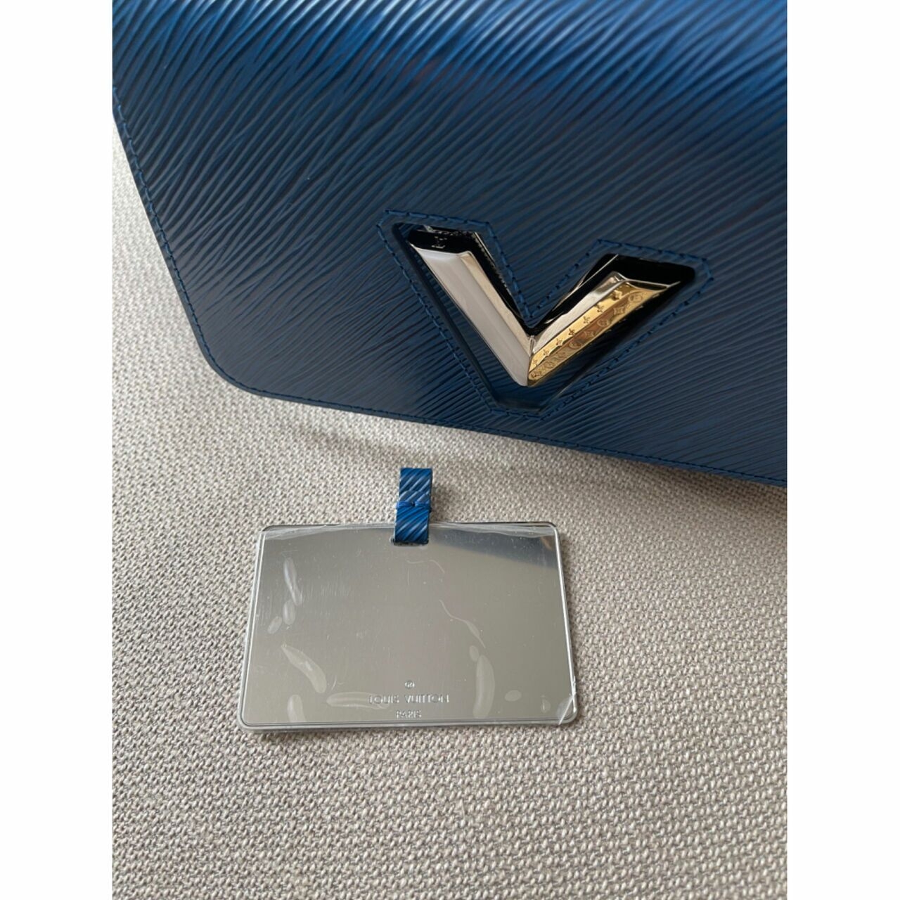 Louis Vuitton Epi Twist Blue Handbag