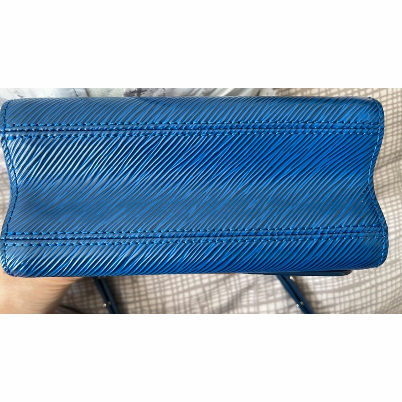 Louis Vuitton Epi Twist Blue Handbag