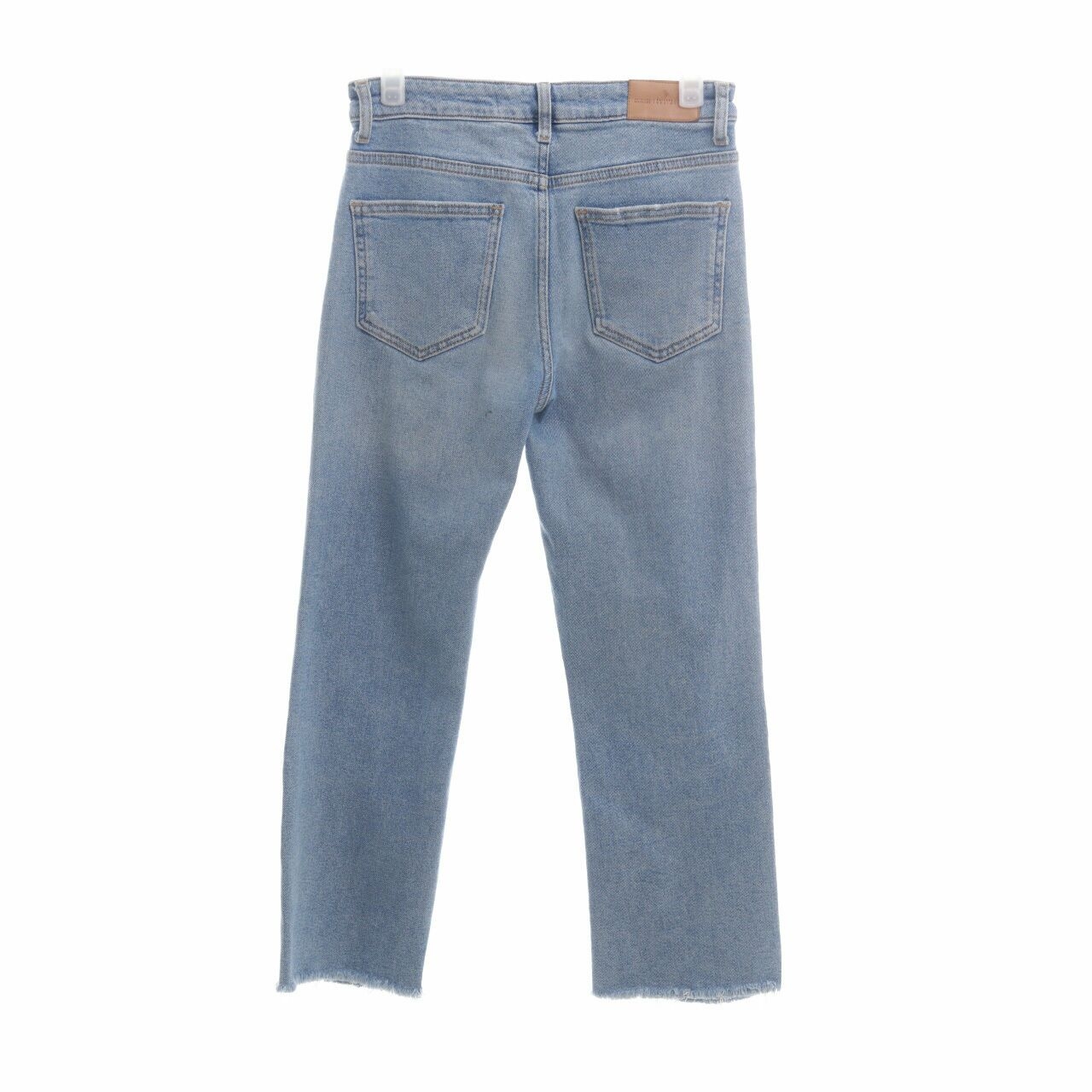 Bershka Blue Denim Long Pants