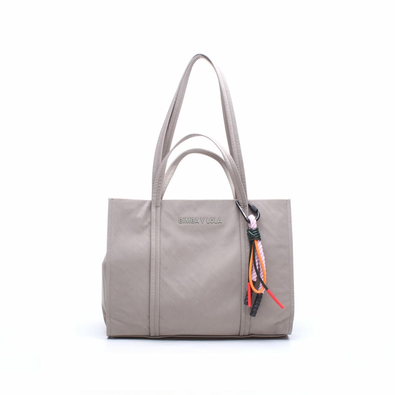 Bimba Y Lola Grey Tote Bag