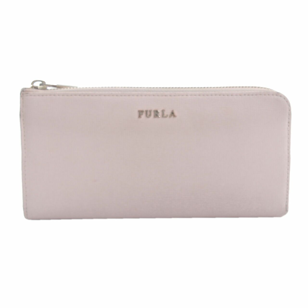 Furla All Around Zip Continental Soft Pink Leather Long Wallet