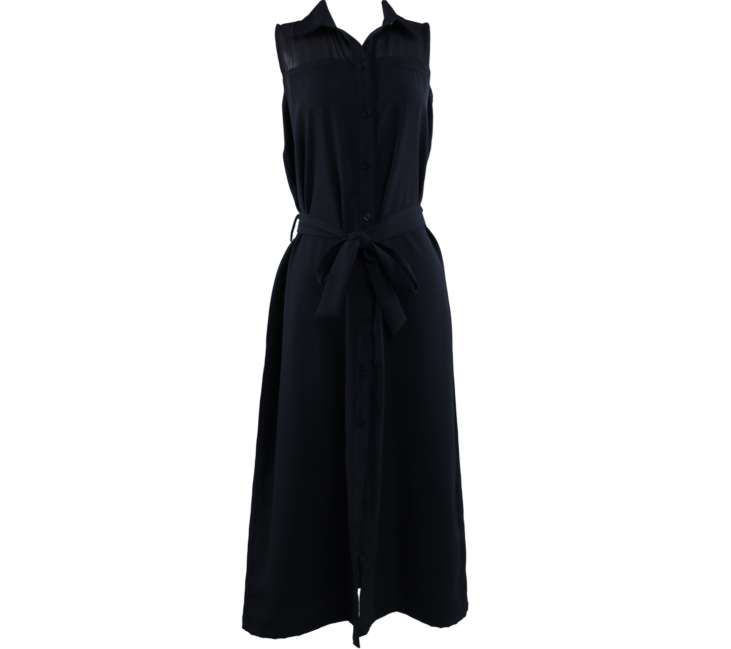 Pomelo. Black Long Dress