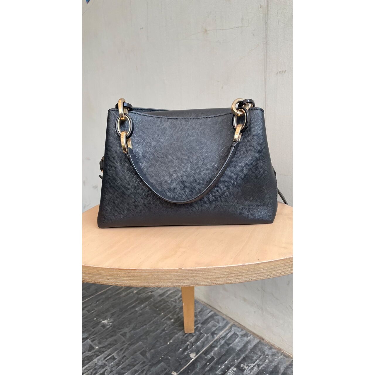 Michael Kors Portia Small Black Sling Bag