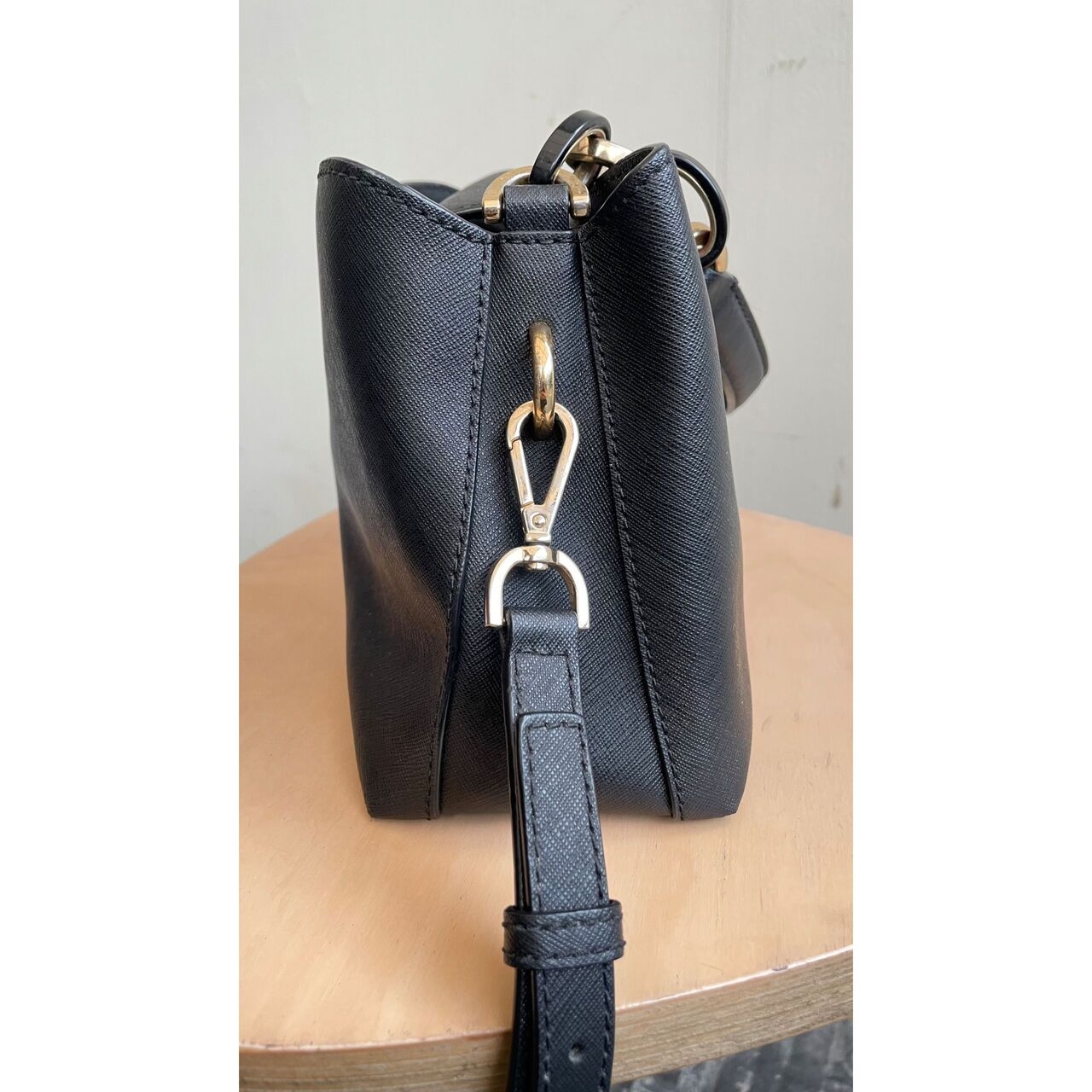 Michael Kors Portia Small Black Sling Bag