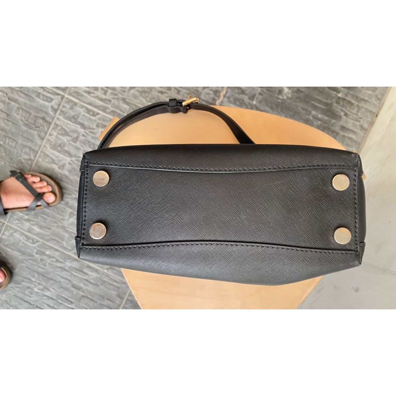 Michael Kors Portia Small Black Sling Bag