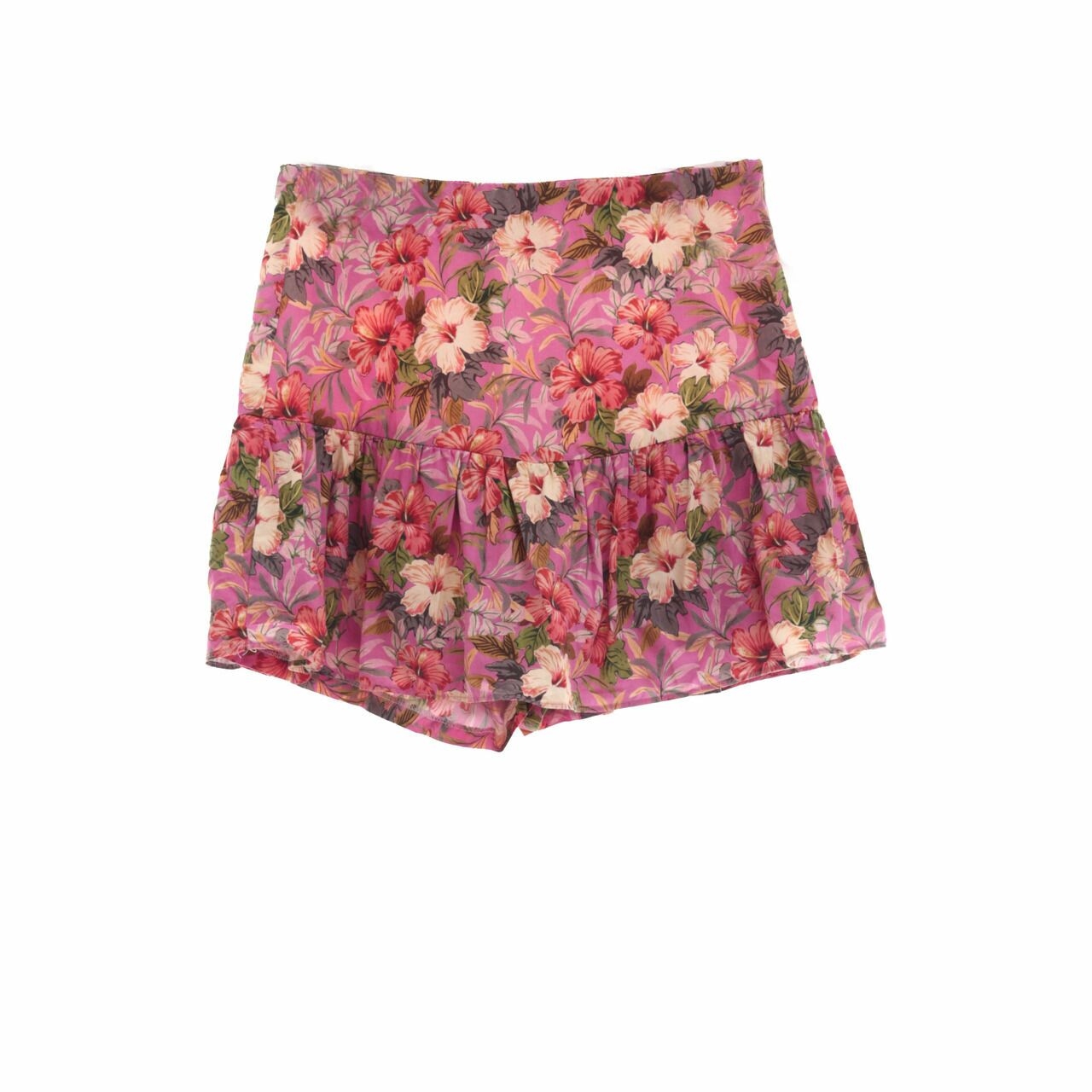 Zara Multi Floral Skort Short Pants