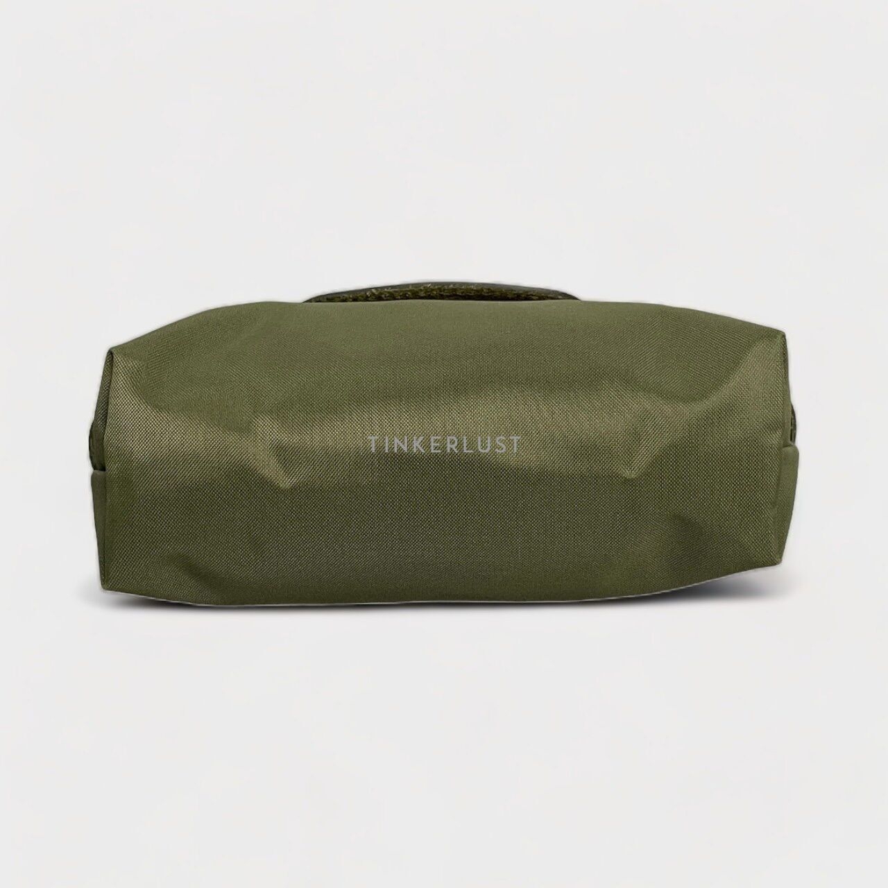 Longchamp Le Pliage Green Forest Top-Handle Pouch