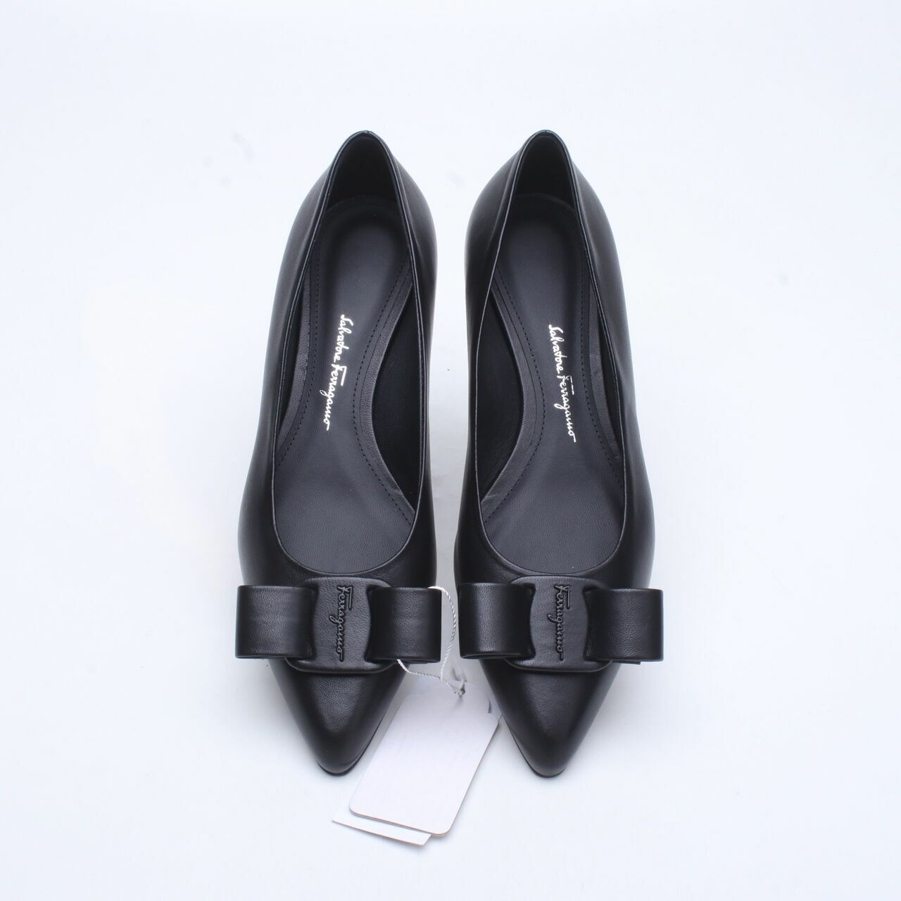 Salvatore Ferragamo Viva Black 2cm Flat