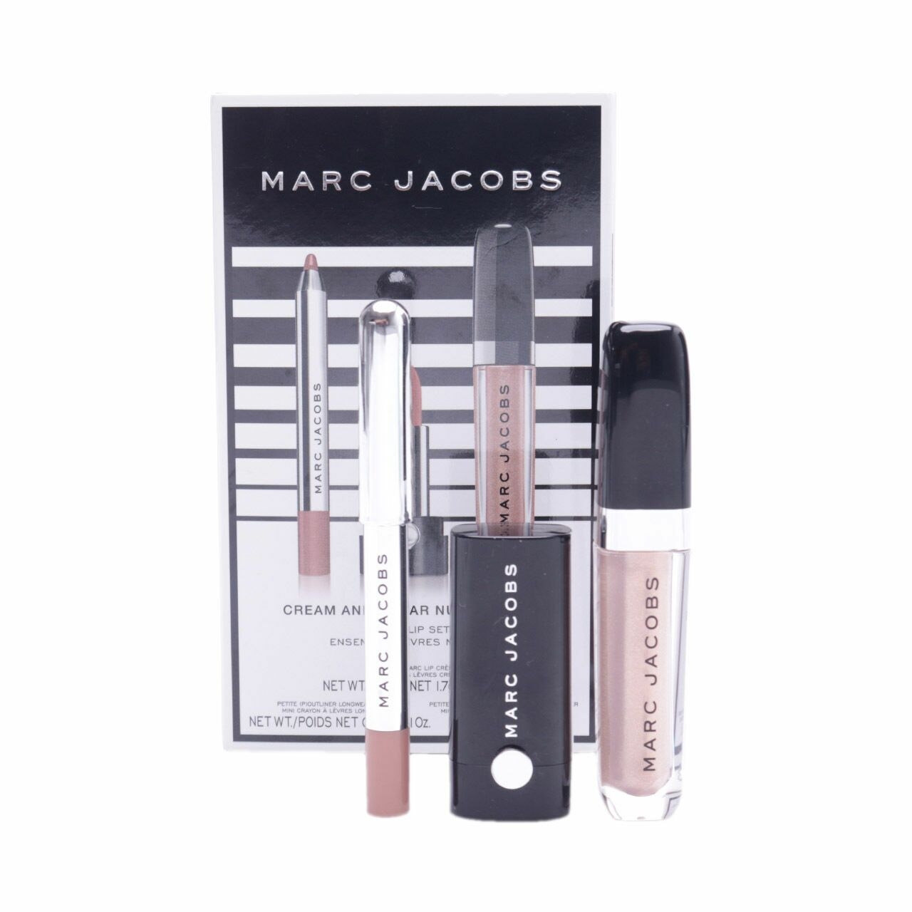 Marc Jacobs Cream And Sugar Nude Lip Trio Sets and Palette