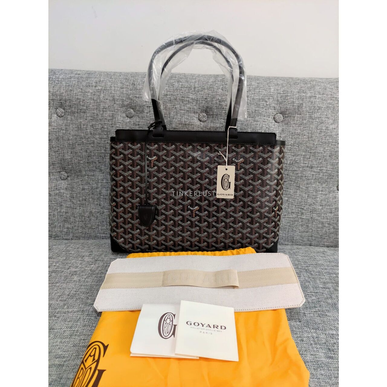 Goyard Bellechasse All Black Tote Bag