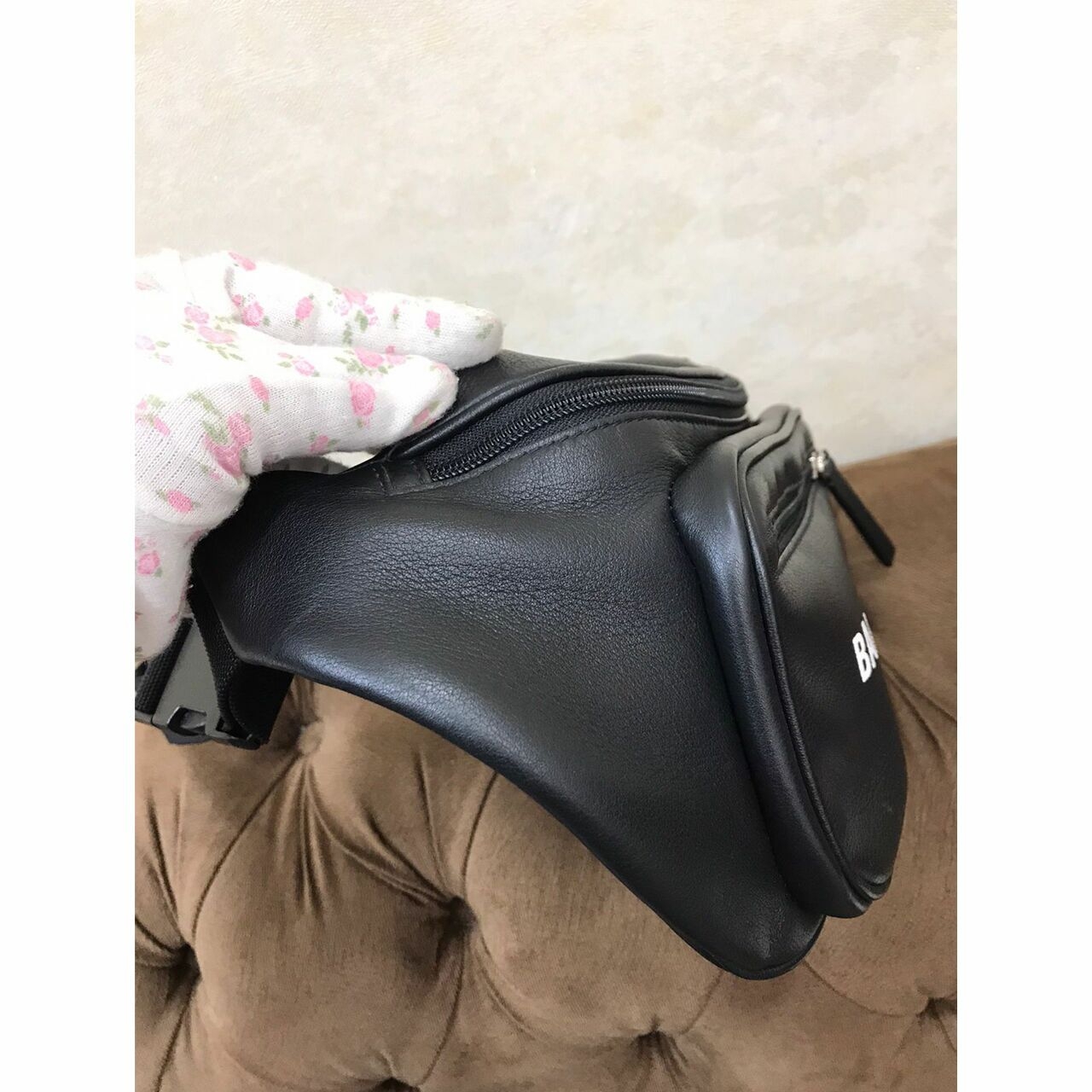  Balenciaga Black Waist Black ( Y ) Sling Bag