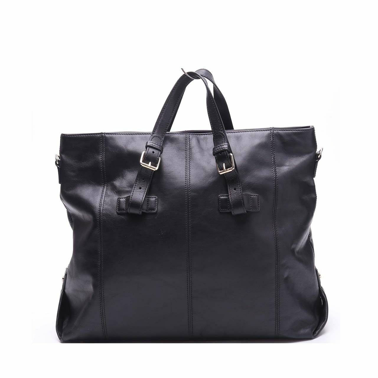 Aigner Black Leather Large Hand Bag