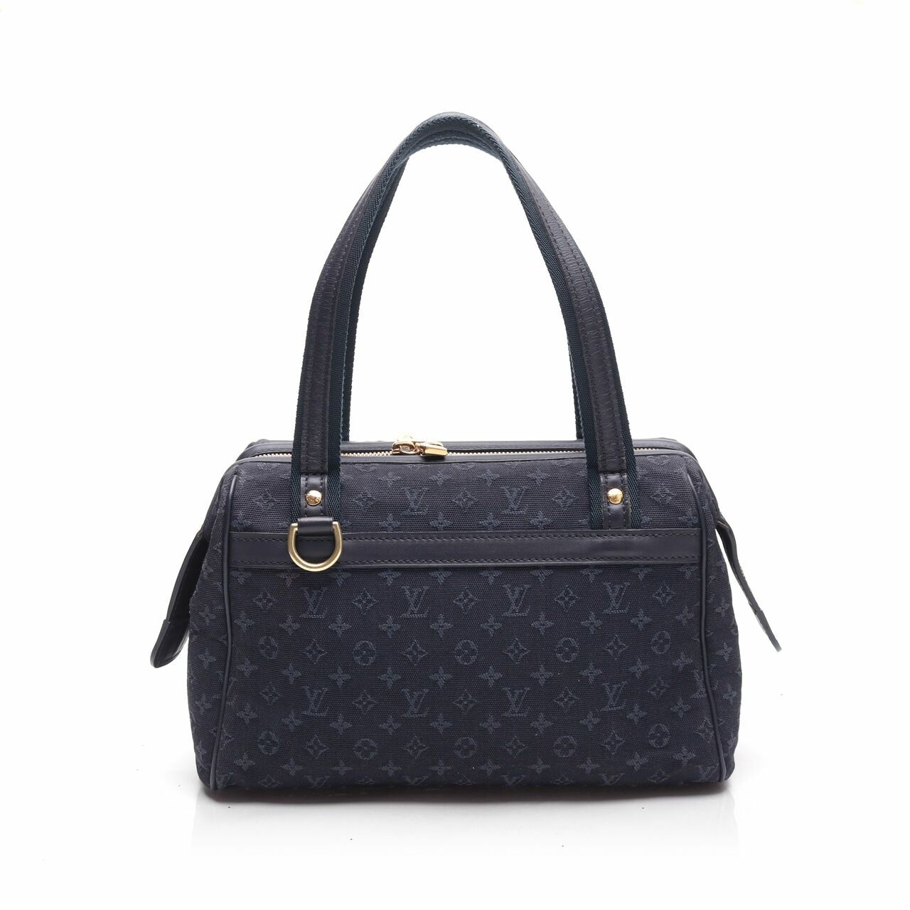 Louis Vuitton Navy Blue Monogram Mini Lin Josephine PM Hand Bag