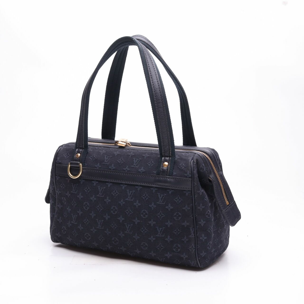 Louis Vuitton Navy Blue Monogram Mini Lin Josephine PM Hand Bag