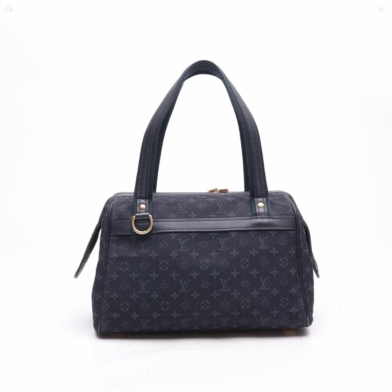 Louis Vuitton Navy Blue Monogram Mini Lin Josephine PM Hand Bag