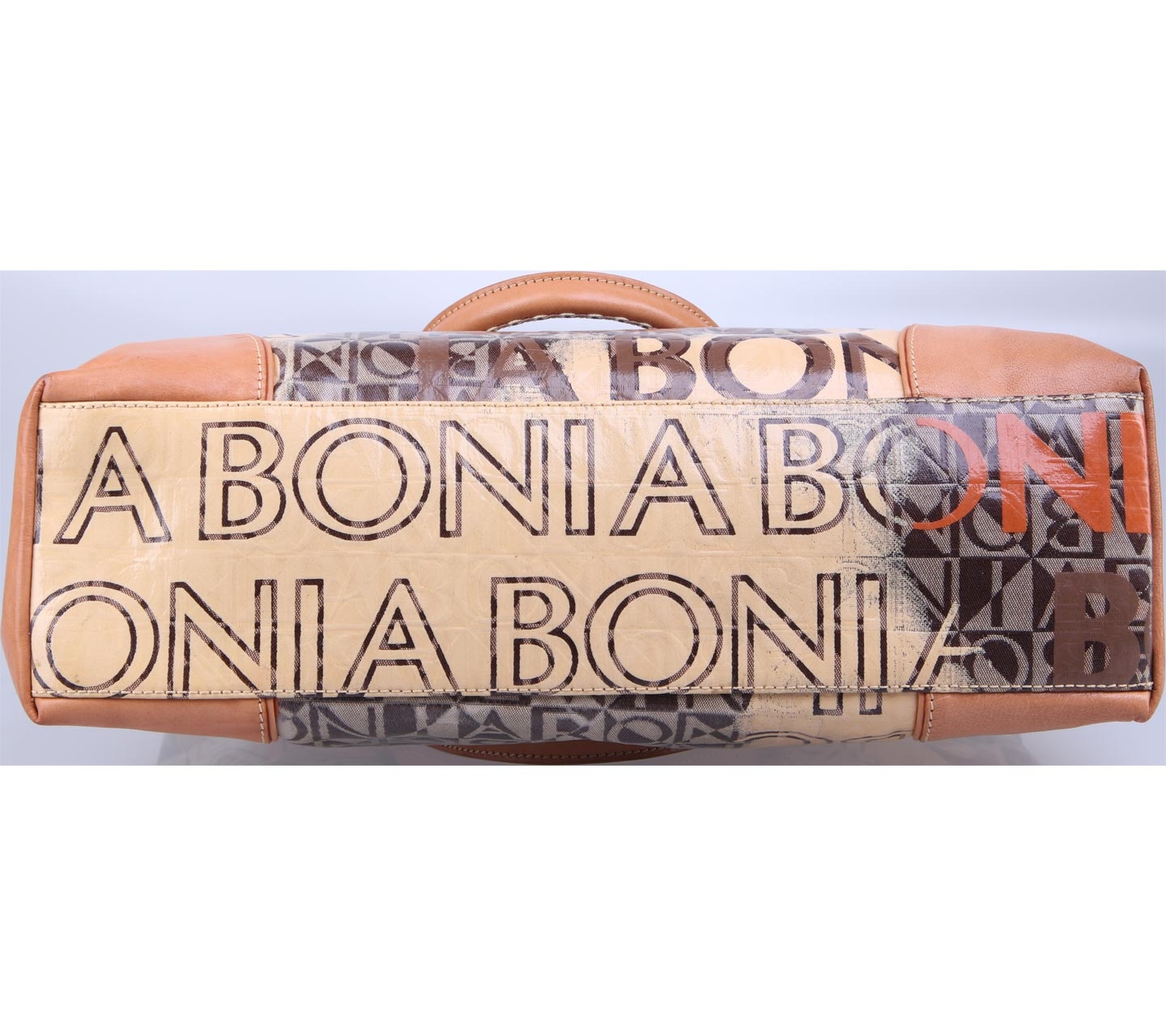 Bonia Brown Bonia Print Handbag