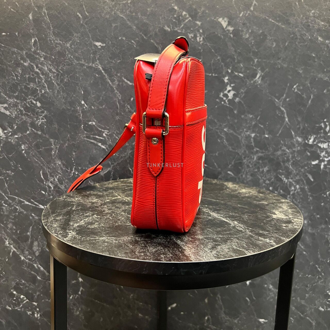 Louis Vuitton x Supreme Epi Leather Red Sing Bag