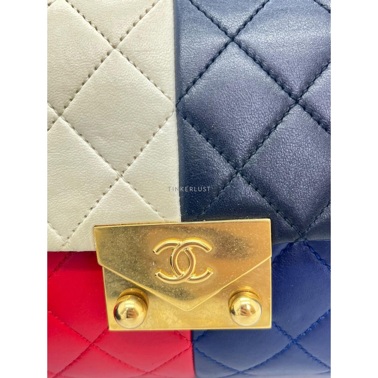 Chanel Medium Flap 3Compartments Color Blocks #21 Shoulder Bag