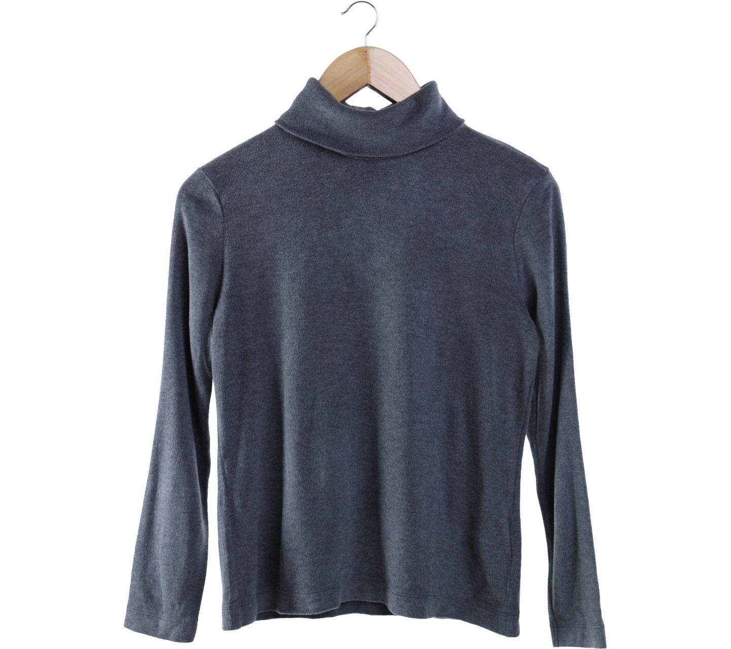 UNIQLO Grey Turtle Neck Long Sleeve Blouse