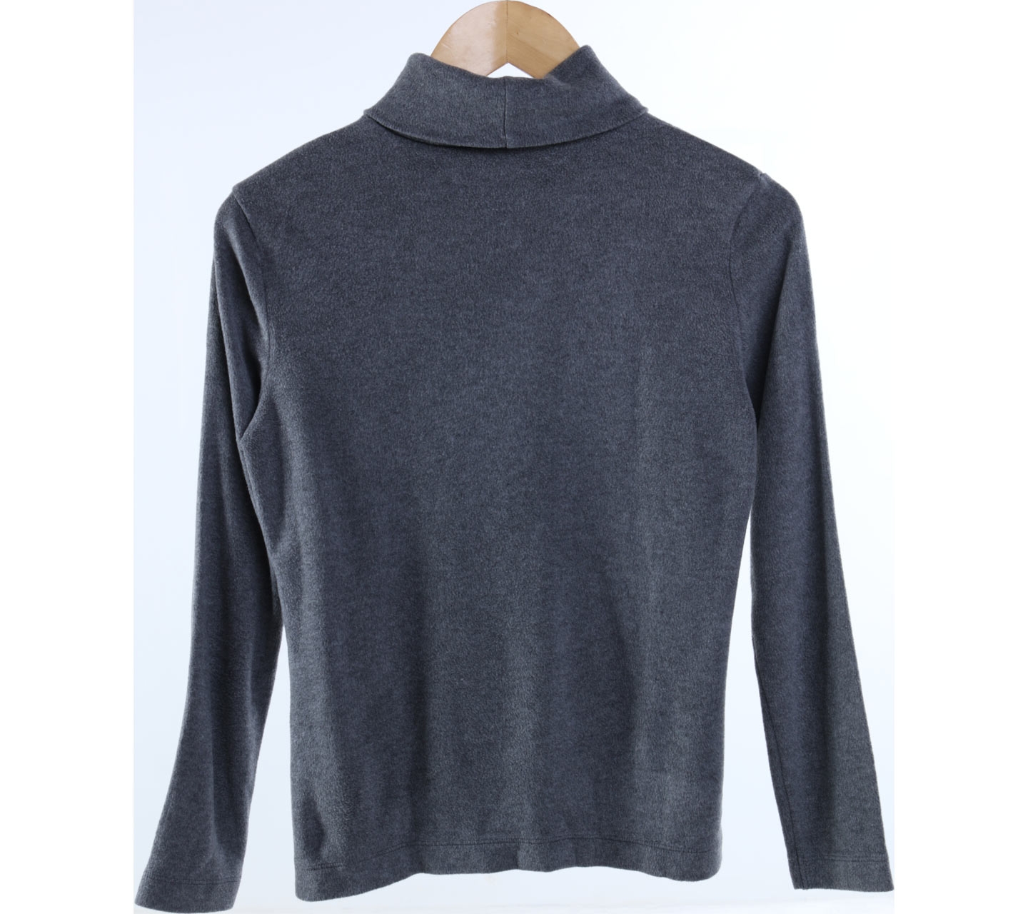 UNIQLO Grey Turtle Neck Long Sleeve Blouse