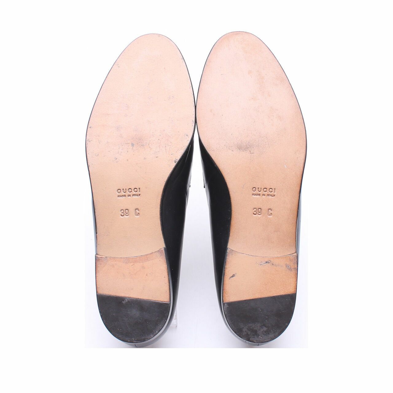 Gucci Black & White Loafers Flats Shoes