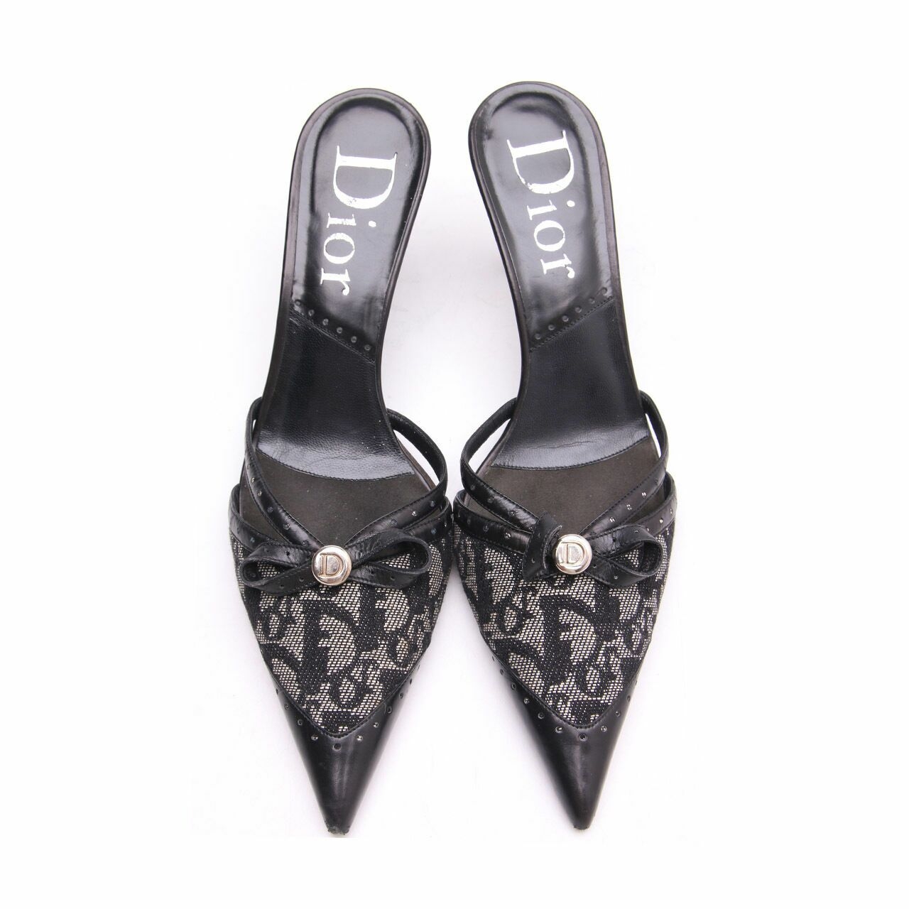 Christian Dior Black Kitten Heels