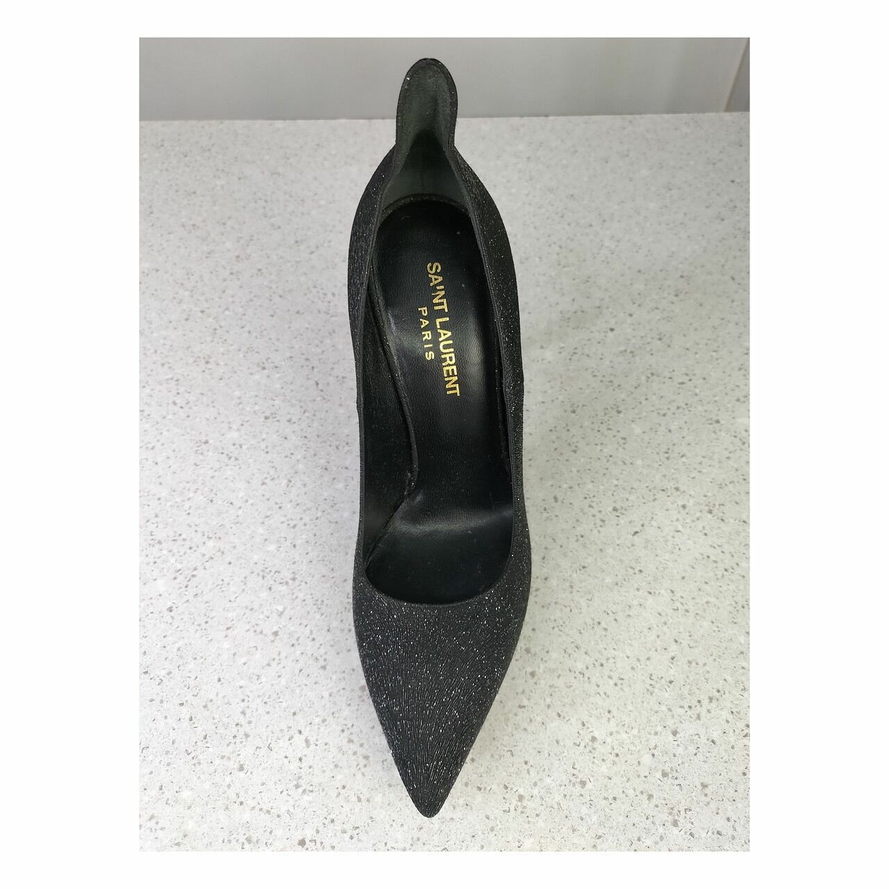 Saint Laurent Escarpin Thorn Glitter Heels